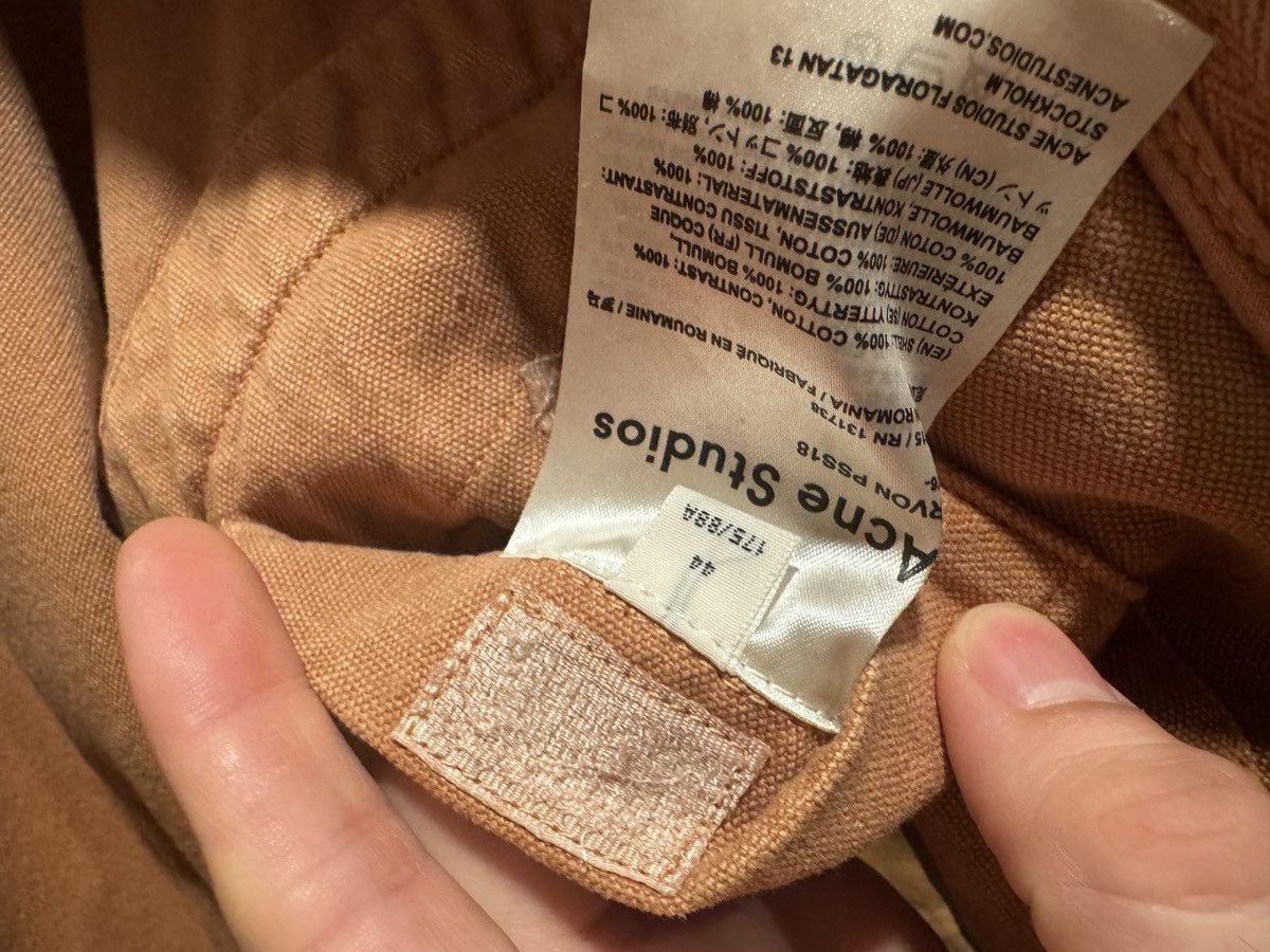Acne Studios Acne studios Marvon Canvas Work Jacket Size US S / EU 44-46 / 1 - 4 Thumbnail