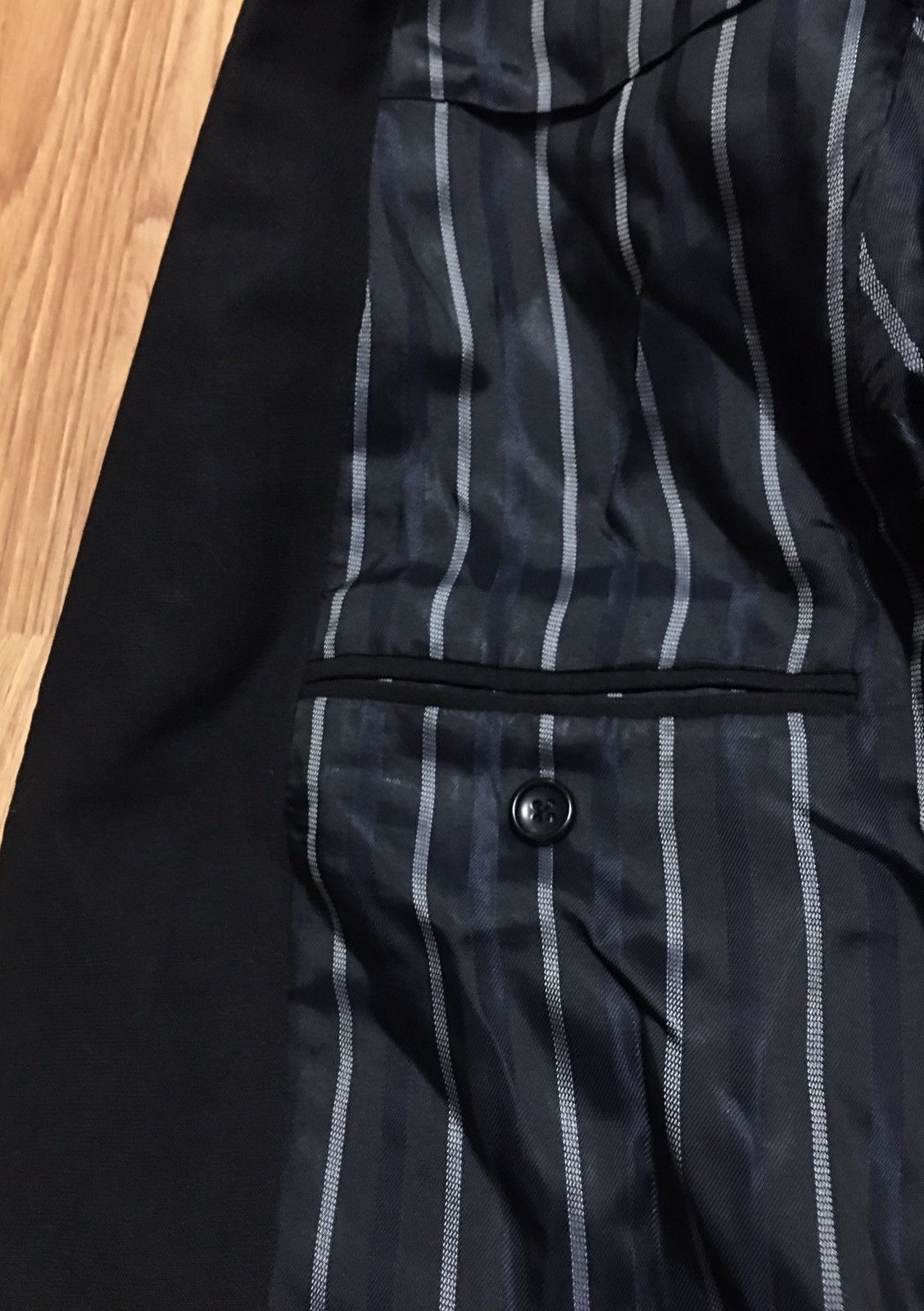 Kenzo KENZO HOMME Wool Black Mens Blazer Jacket IT 52 Size 42R - 11 Thumbnail
