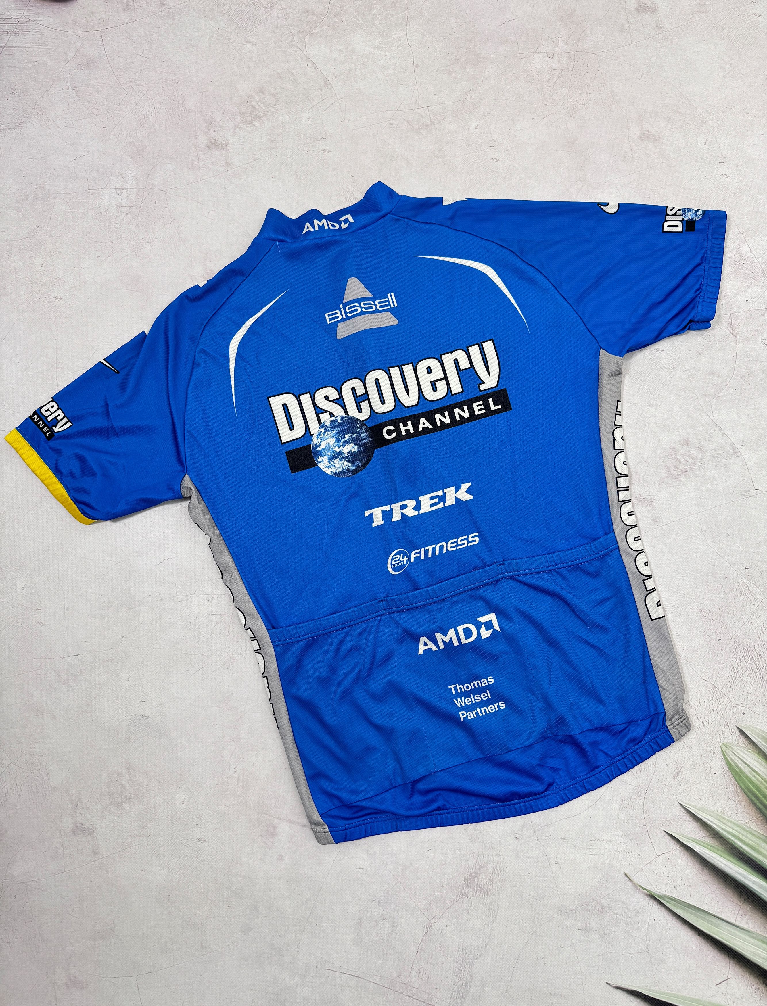 Nike Nike Discovery Cycling Jersey Trek 24 Hour Fitness AMD Size US M / EU 48-50 / 2 - 12 Thumbnail