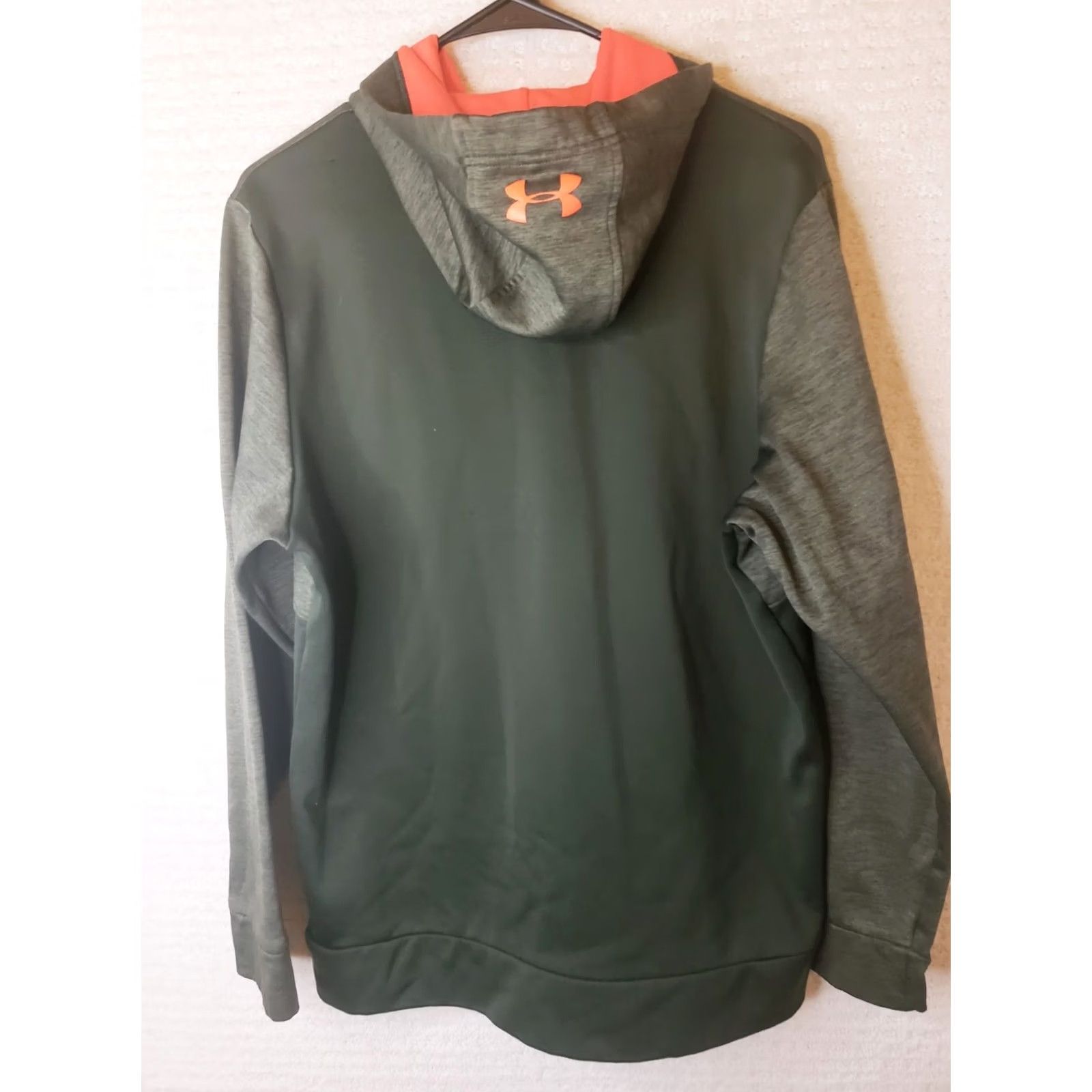 Under Armour Under Armour Men's Hoodie Fleece Lined Pullover Green Orange Camo Regular Fit Large Size US S / EU 44-46 / 1 - 7 Thumbnail