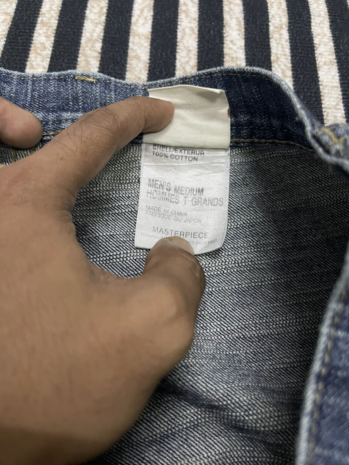 MasterPiece 2000s MASTERPIECE JAPAN BAGGY WASHABLE DISTRESSED JEANS Size US 32 / EU 48 - 13 Thumbnail