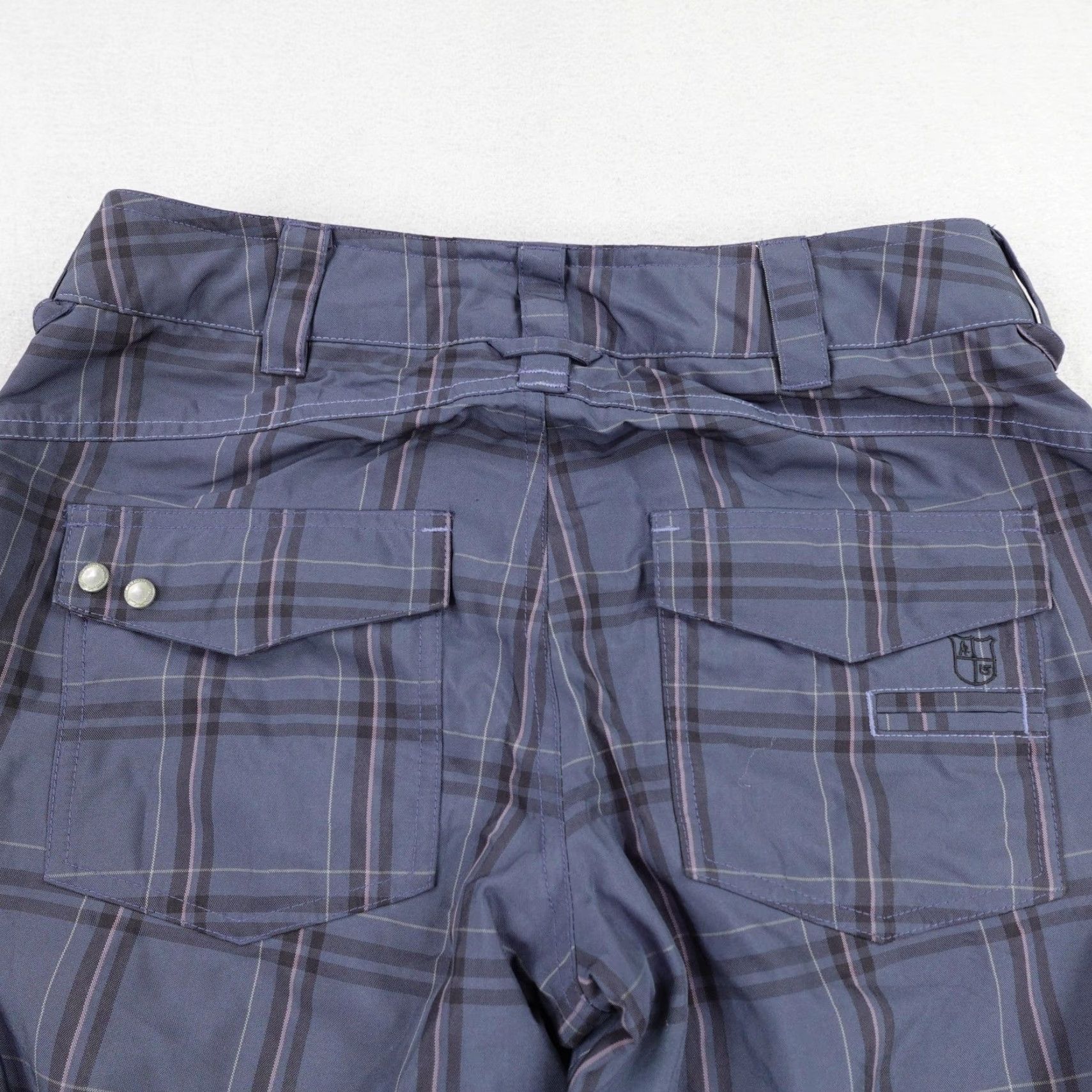 Burton Burton Pants Womens Blue Plaid DRYRIDE Snow Pants Skiing Size 26" / US 2 / IT 38 - 6 Thumbnail