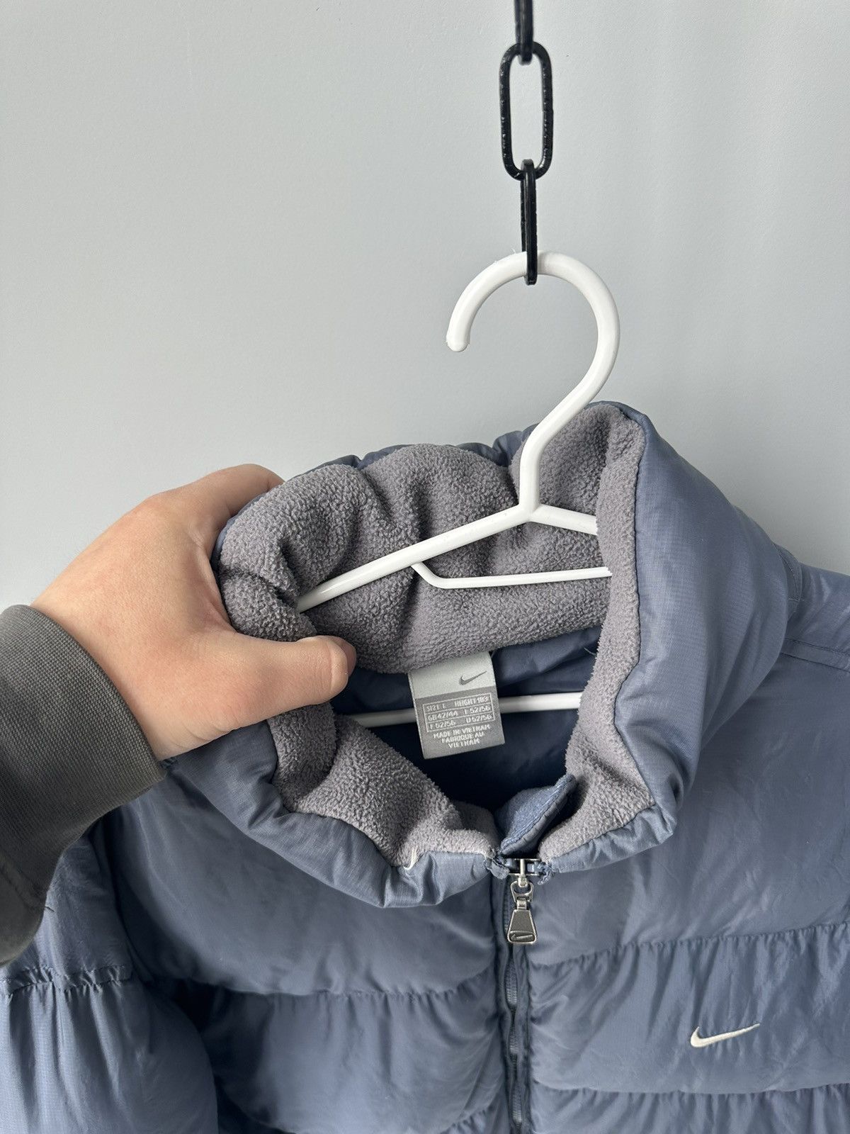 Nike 2000s💙 Nike Vintage Puffer Down Jacket Y2K Size US L / EU 52-54 / 3 - 15 Thumbnail