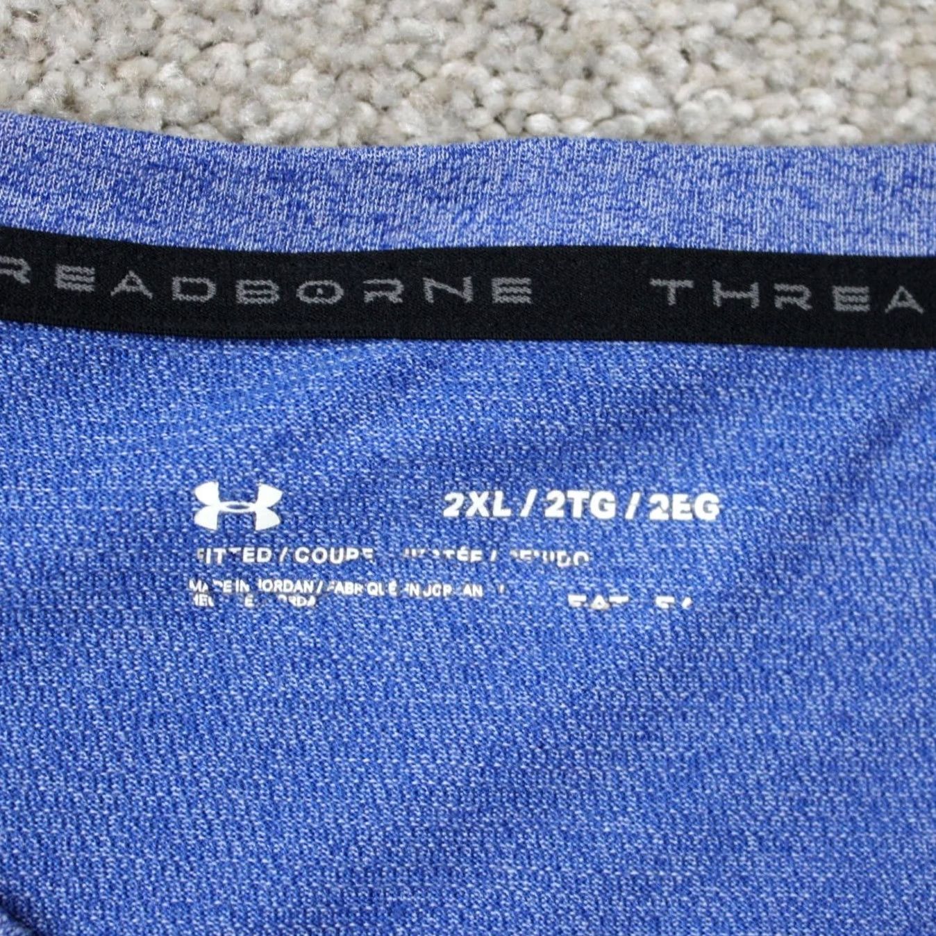 Under Armour Under Armour Threadborne Henley Shirt Men 2XL XXL Blue Long Sleeve Pullover Casual Activewear Brand: Under Armour Threadborne Size US XXL / EU 58 / 5 - 7 Thumbnail