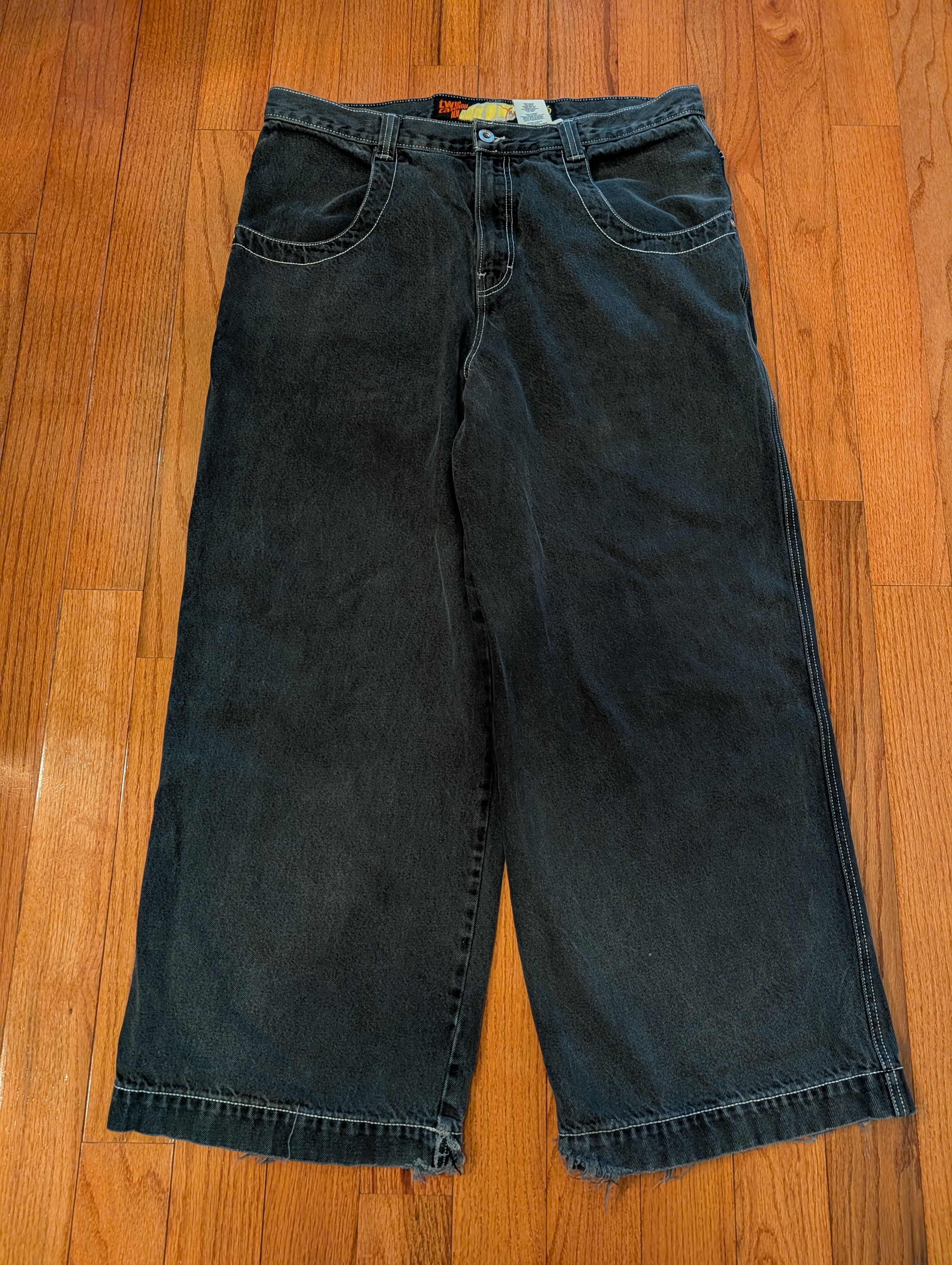 JNCO VTG JNCO Jeans 26 Barrel Baggy Denim Skater Pants 40x32 Size US 40 / EU 56 - 5 Thumbnail