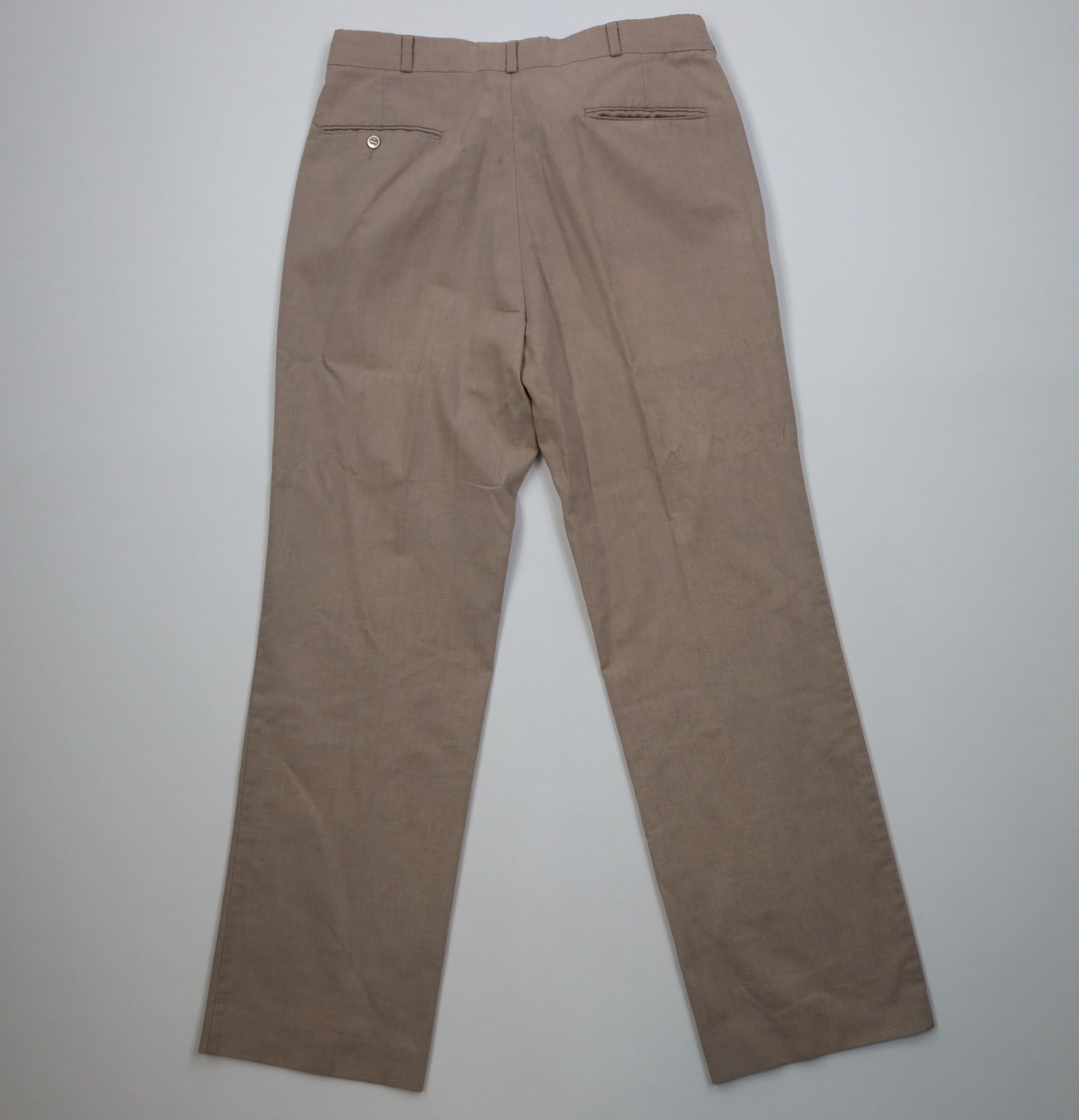 Vintage Vintage 70s 80s Streetwear Knit Wide Leg Chino Pants USA Size US 32 / EU 48 - 12 Thumbnail