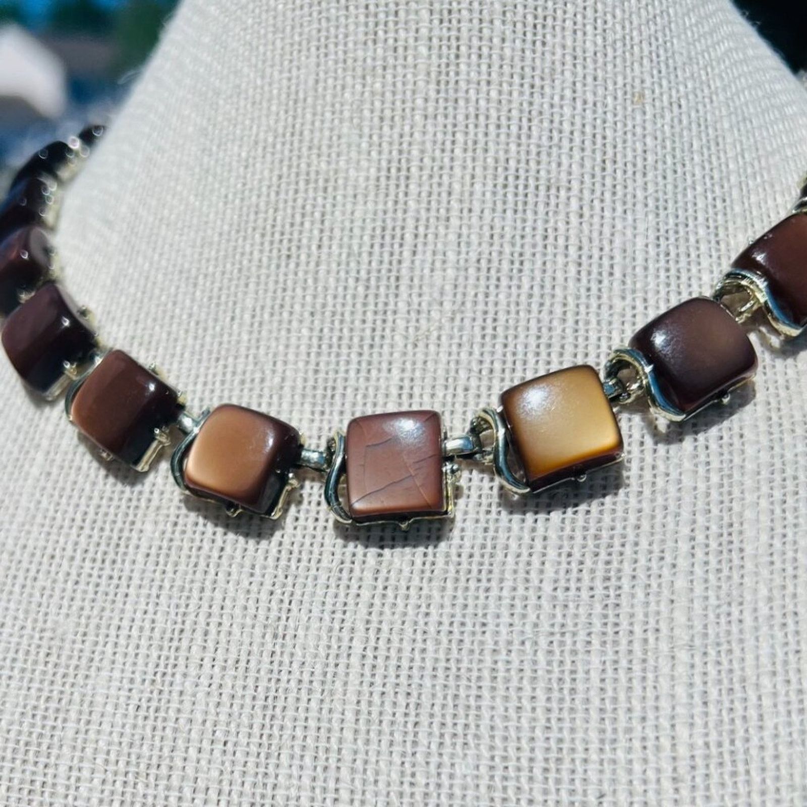 & Other Stories Coro - Vintage Lucite Thermoset Chocolate Moonglow Set Size ONE SIZE - 3 Thumbnail