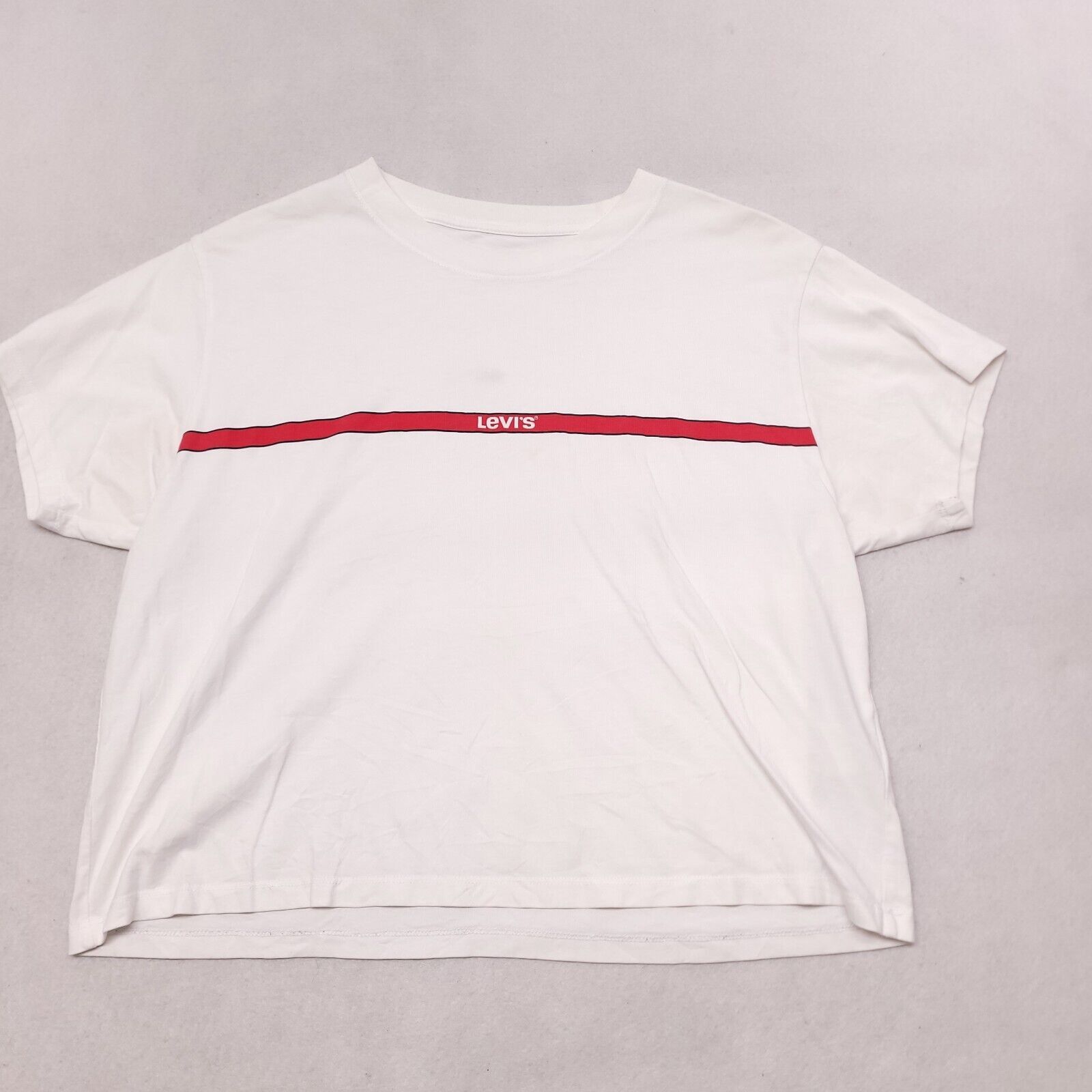 Levi's Levis Casual Pullover Graphic T-Shirt Mens Size M White Size US M / EU 48-50 / 2 - 2 Thumbnail