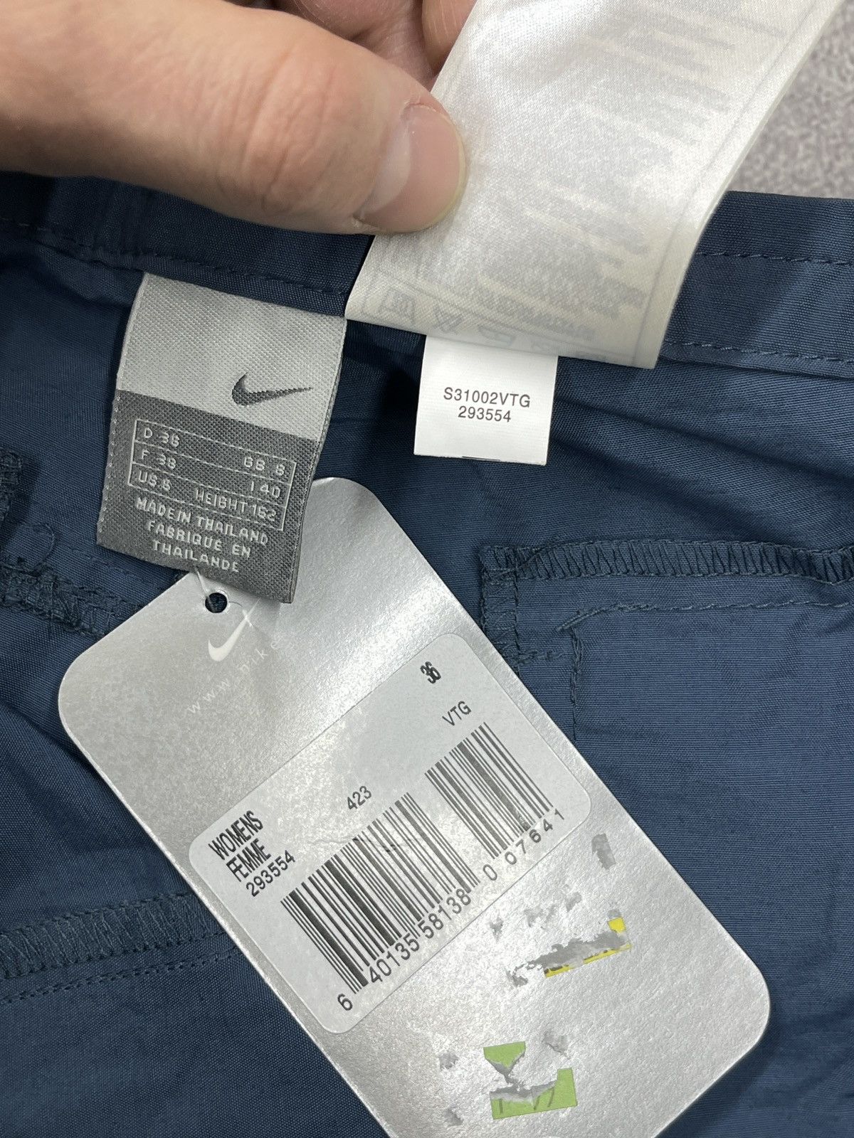 Nike × Nike ACG × Vintage New Women Vintage Nike Nylon Shorts Breeches Blue TECH ACG Size 28" / US 6 / IT 42 - 9 Thumbnail