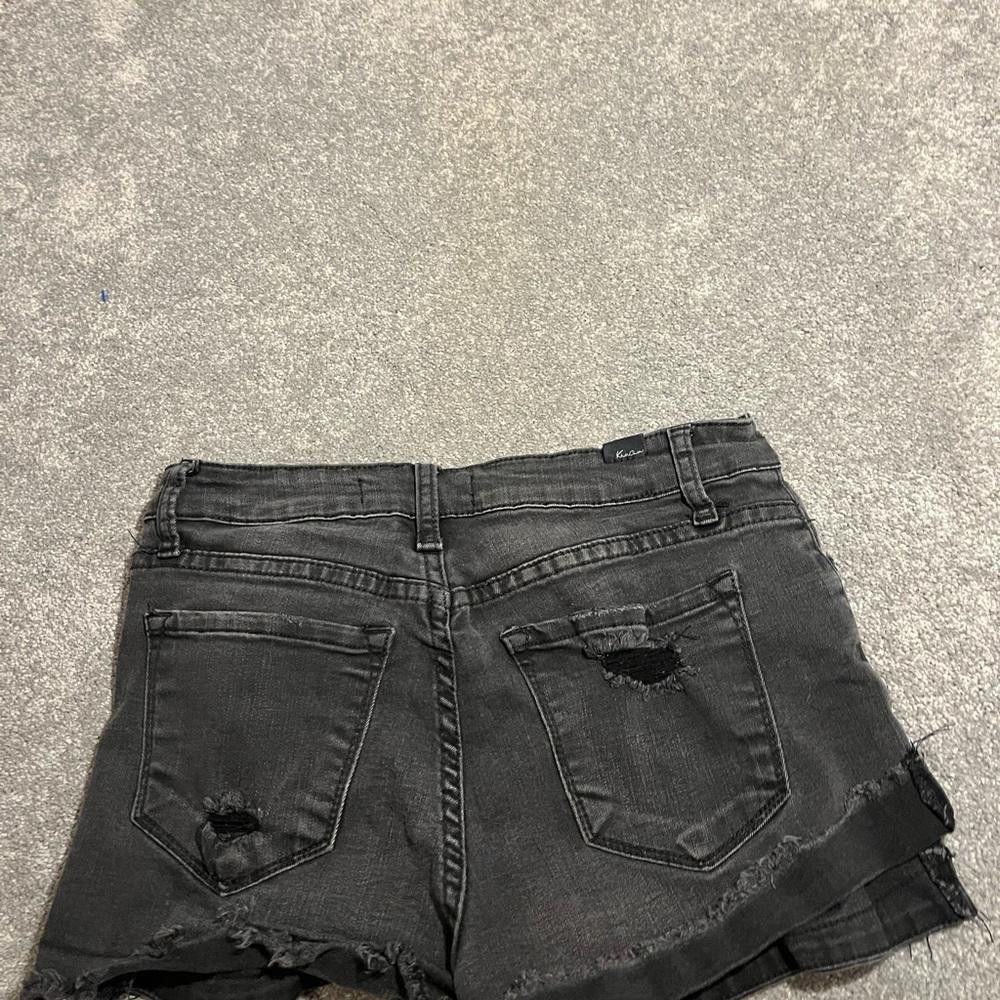 Designer Kancan black distressed short Size 28" / US 6 / IT 42 - 7 Thumbnail