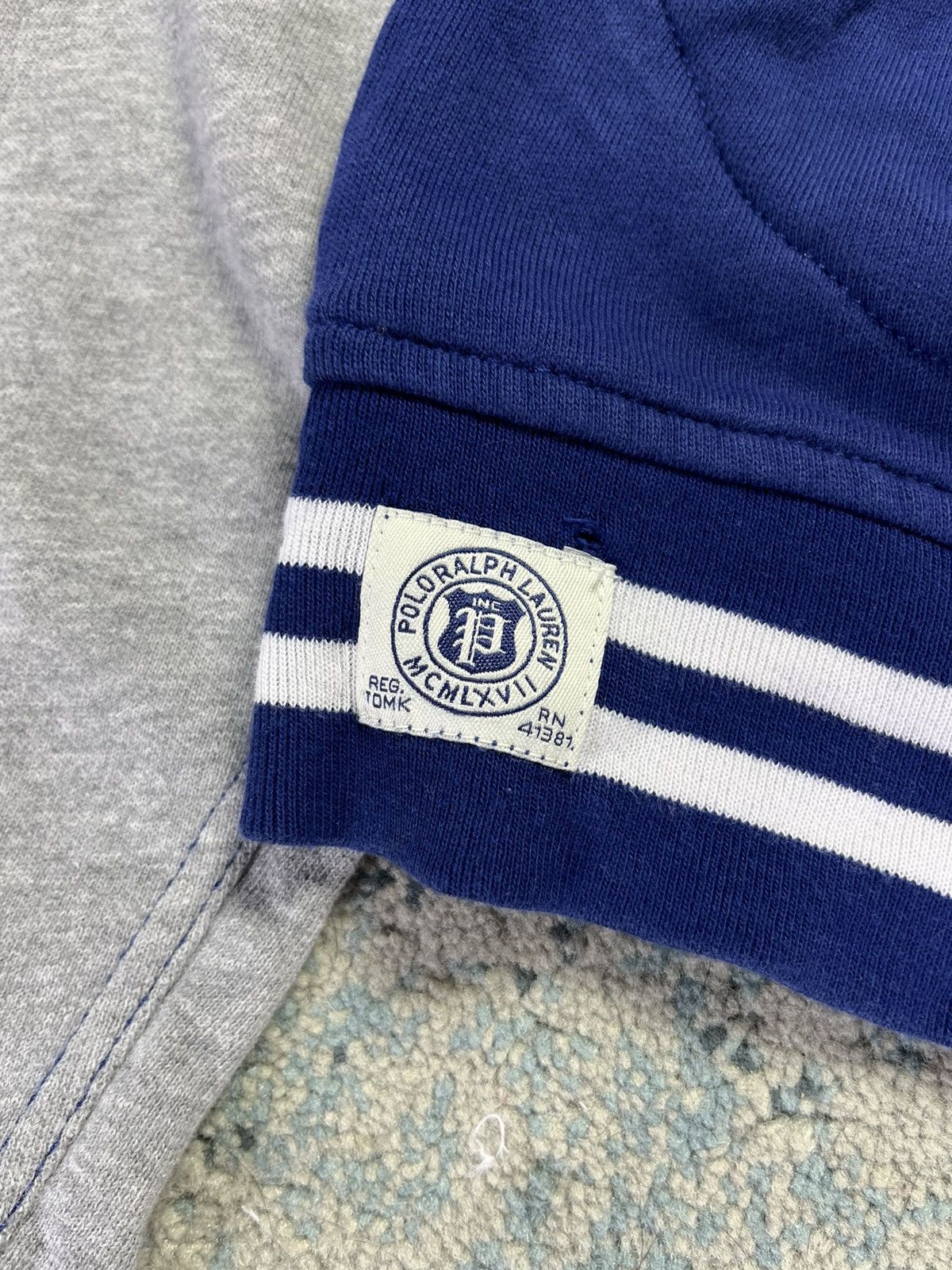 Polo Ralph Lauren × Vintage Vintage 00s Polo Ralph Lauren 67 baseball button sweatshirt Size US L / EU 52-54 / 3 - 6 Thumbnail