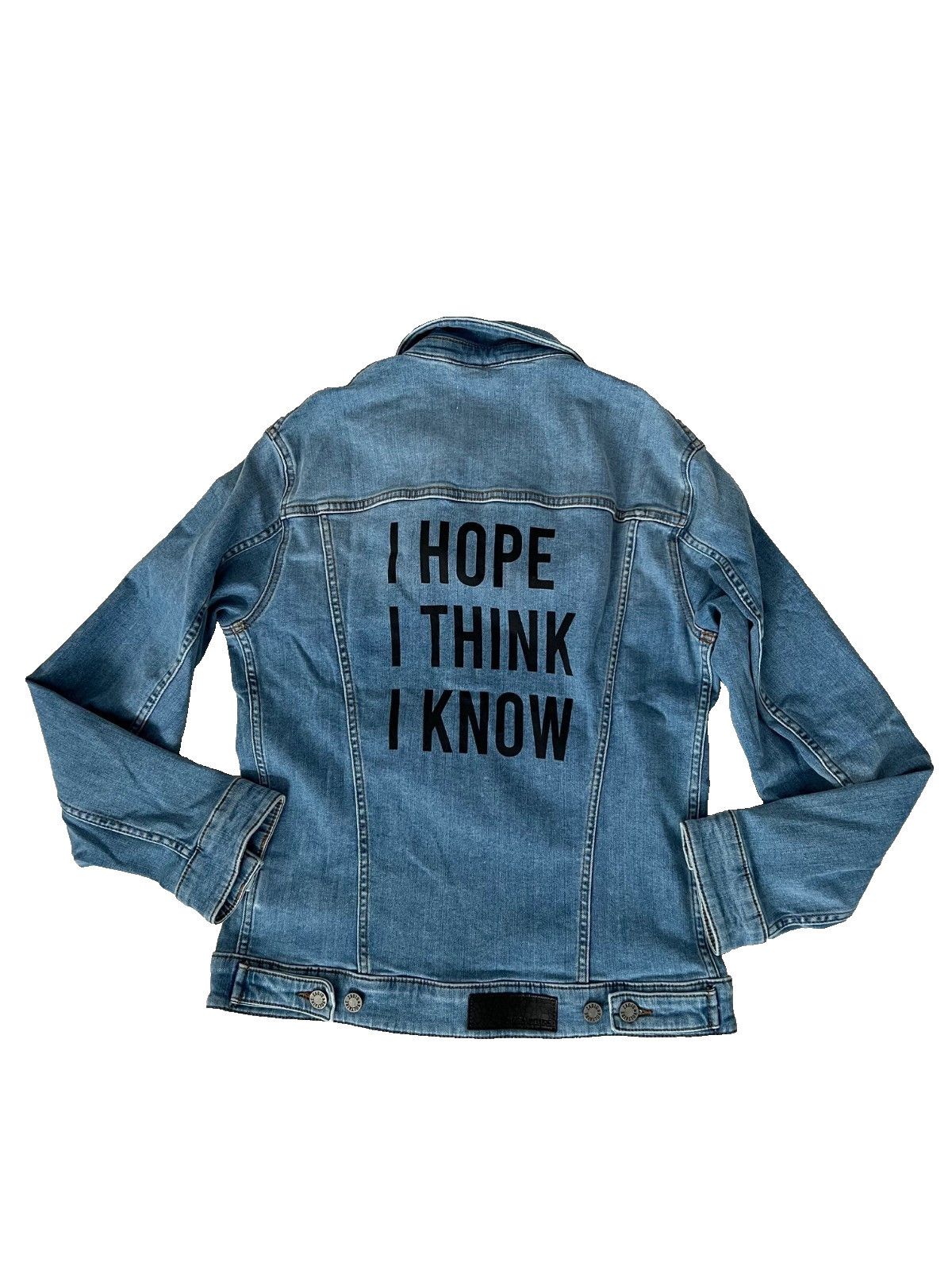 Zadig & Voltaire Zadig & Voltaire Kase Denim Hope Think Know Jean Jacket S Size S / US 4 / IT 40 - 1 Thumbnail
