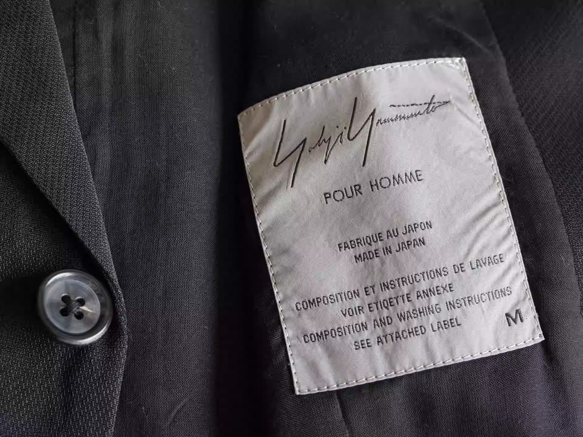 Yohji Yamamoto Yohji Yamamoto 1997SS White Line Jacket-2505 Size US M / EU 48-50 / 2 - 4 Thumbnail