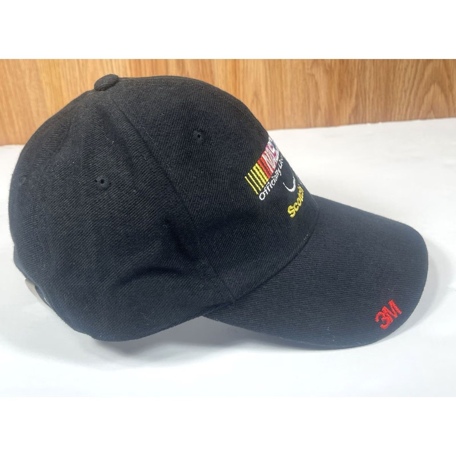 NASCAR NASCAR 3M Scotch Super33+ Hat Cap One Size Fits All Strap Back Adjustable Black Size ONE SIZE - 5 Thumbnail