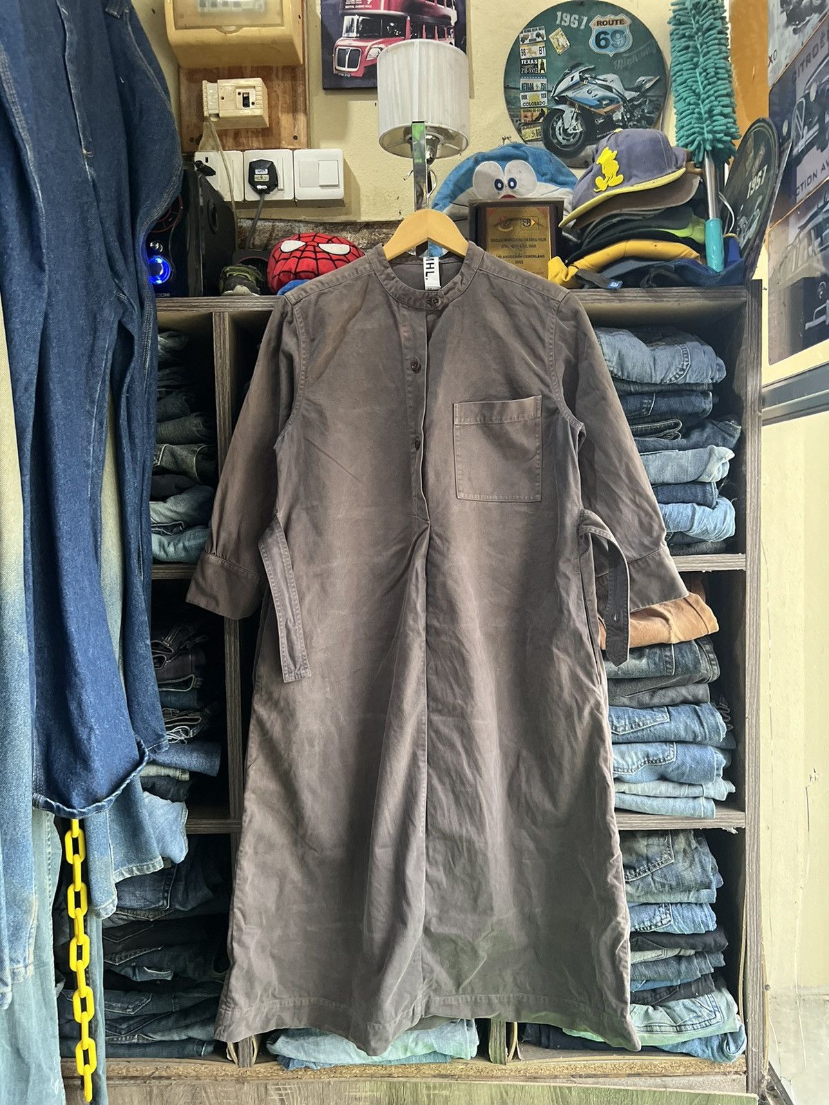 Margaret Howell 🔥Vintage Sun Faded Margaret Howell Half Button Long Jacket Size M / US 6-8 / IT 42-44 - 1 Thumbnail
