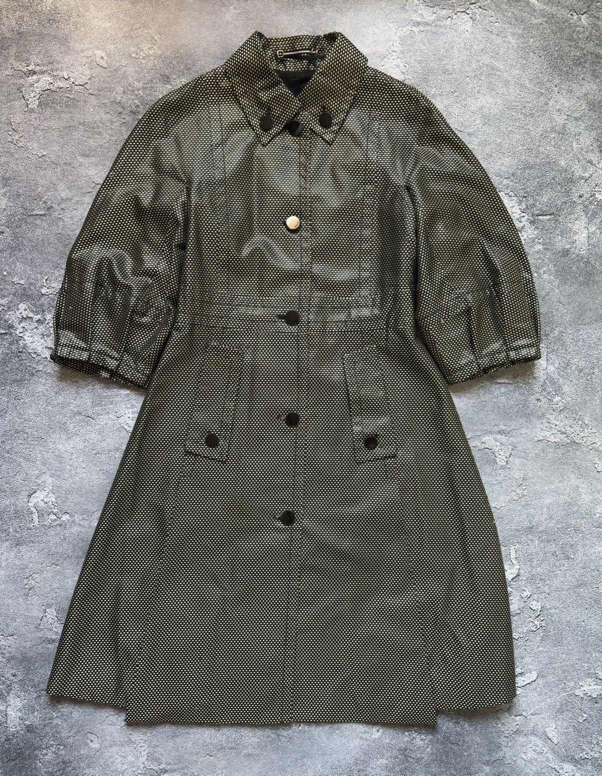 Gucci Archival GUCCI 2007 Frida Giannini Luxury Polka Dot Coat Size XS / US 0-2 / IT 36-38 - 1 Thumbnail