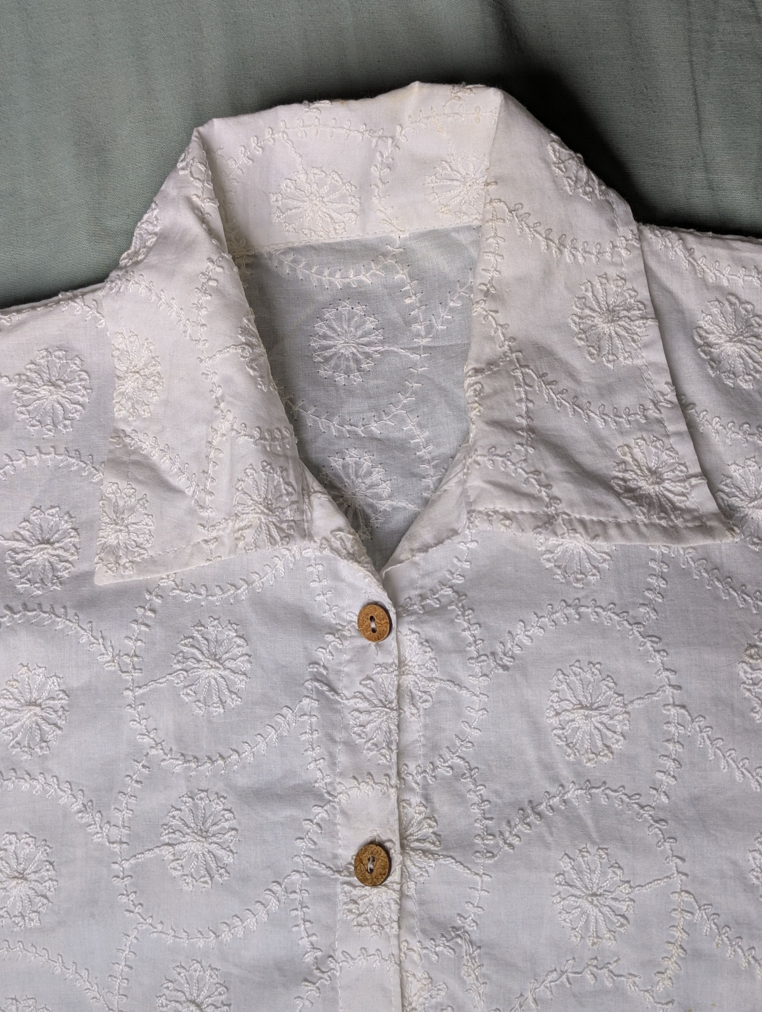 Other Cotton white thread embroidery Size M / US 6-8 / IT 42-44 - 6 Thumbnail