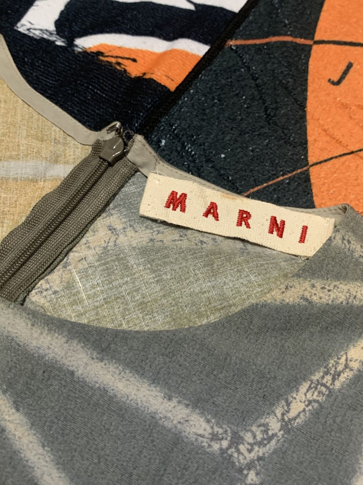 Marni Mini dress marni tie dye abstract shorts sleeve Size M / US 6-8 / IT 42-44 - 3 Thumbnail