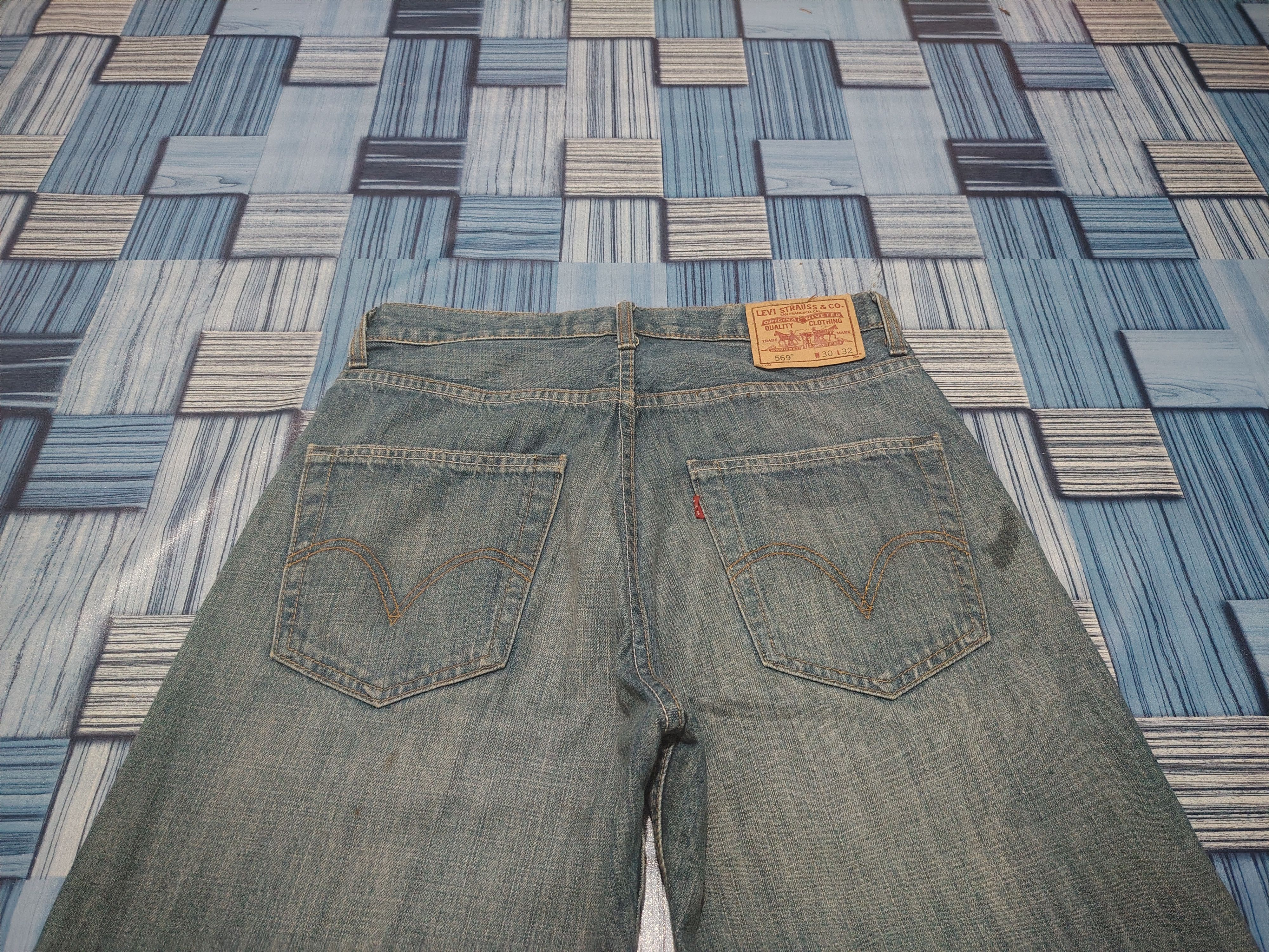 Levi's Japanese Levi's Loose Straight Distressed Denim Size US 30 / EU 46 - 14 Thumbnail