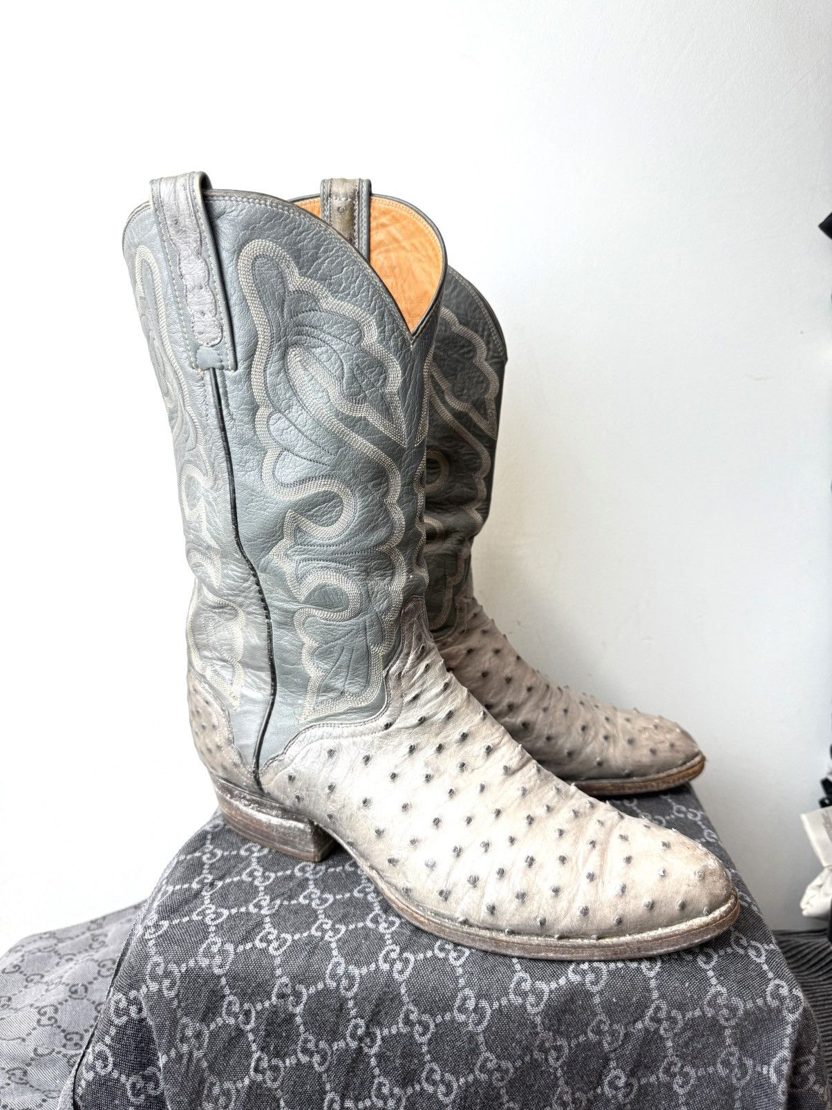 Cowboy Equipment 💥Rare! Vintage El Dorado USA Western Leather Cowboy Boots Size US 9 / EU 42 - 5 Thumbnail