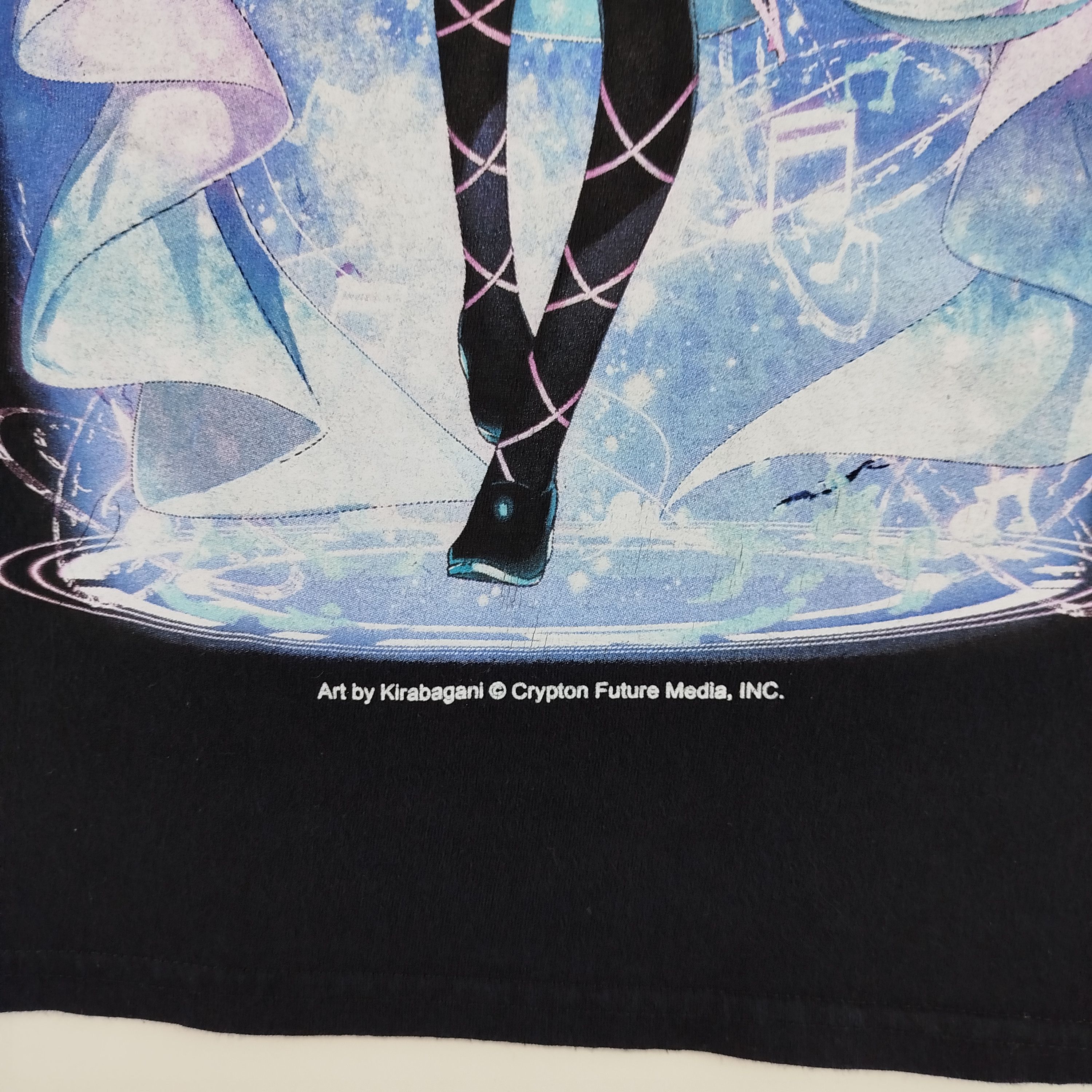 Japanese Brand Hatsune Miku Art By Kirabagani Cryton Future Media Big Print Size US M / EU 48-50 / 2 - 3 Thumbnail
