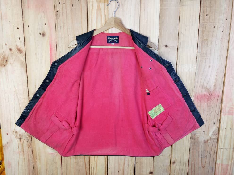 Japanese Brand × Vintage Vintage Japanese Leather Best jacket Size US L / EU 52-54 / 3 - 6 Thumbnail