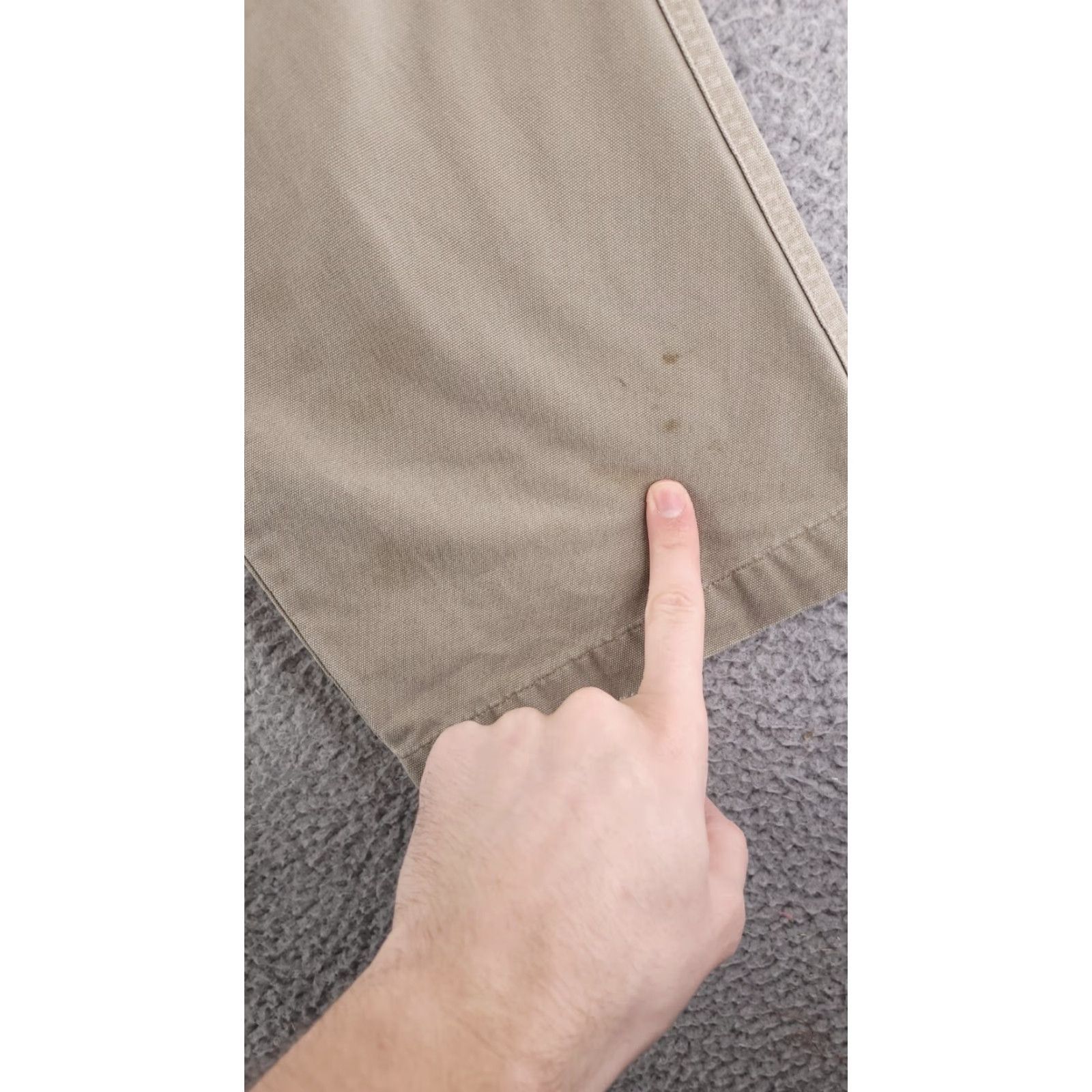 Vintage L.L. Bean Pants Mens 32x32 Canvas Brown Straight Chino Regular Size 32 Beige Outdoor Hiking Work Trail Size US 32 / EU 48 - 7 Thumbnail