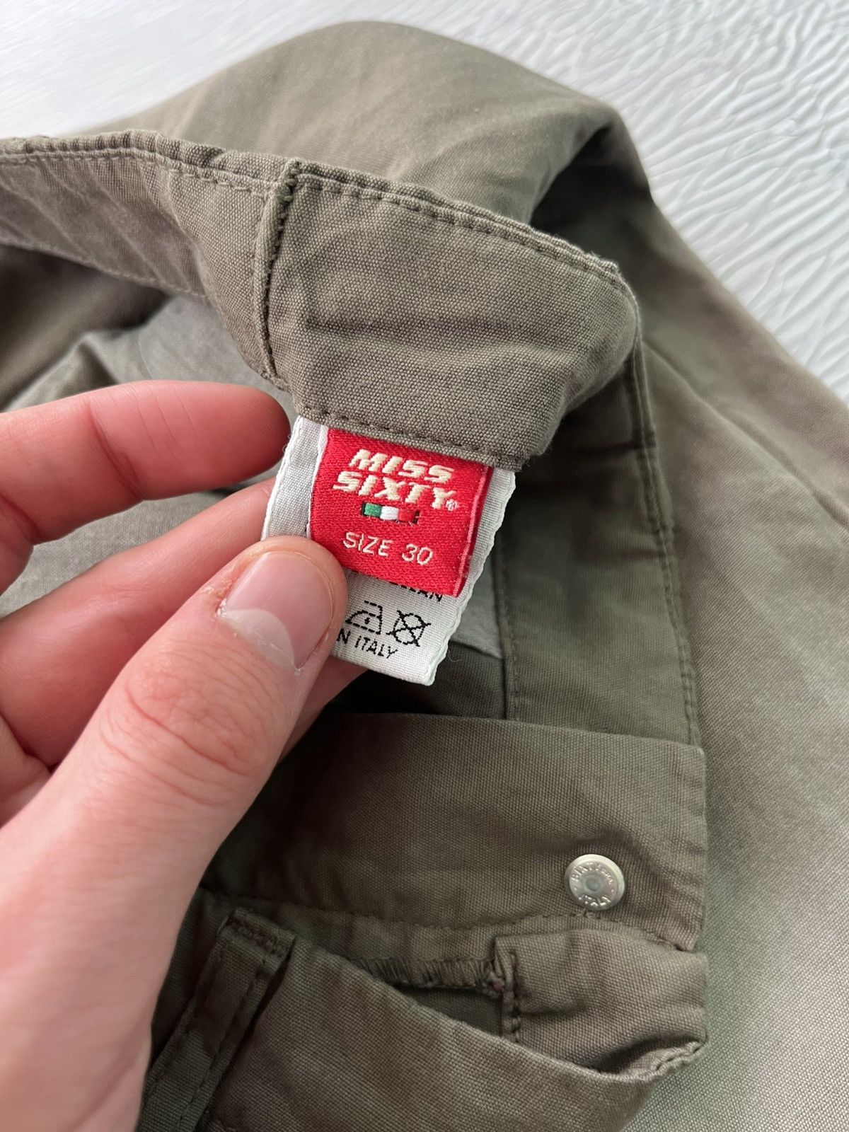 Miss Sixty Rare Miss Sixty Wide Leg Y2K Pants If Six Was Nine Beige Size 30" / US 8 / IT 44 - 7 Thumbnail