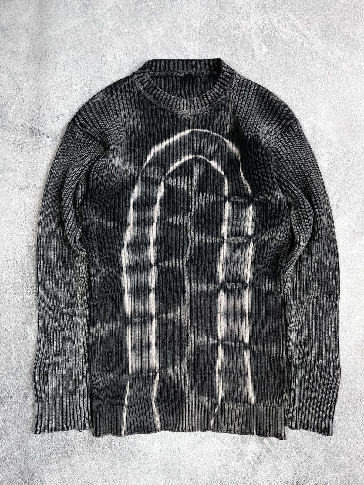 Vintage Vintage Y2K tie dye ribbed 00s style sweater size XL Size US XL / EU 56 / 4 - 1 Thumbnail