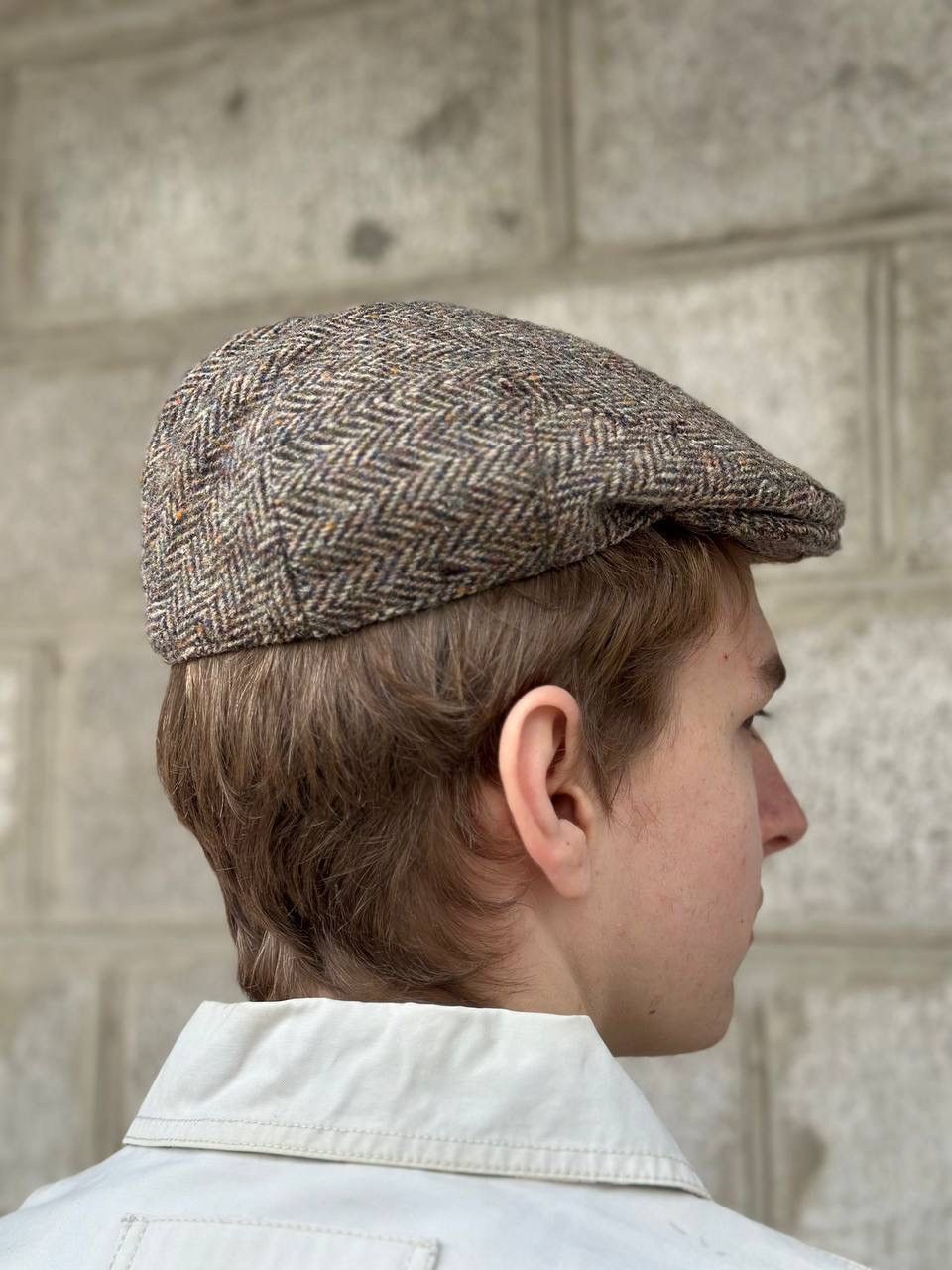 Harris Tweed Luxury Harris Tweed Hat Cap Size 55 Wool Y2K 00s USA Size ONE SIZE - 4 Thumbnail