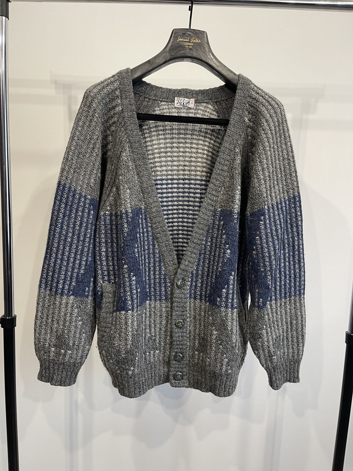 Vintage Vintage Aldani Milano Chunky Knit Cardigan Made In Italy S-M Size US S / EU 44-46 / 1 - 2 Thumbnail