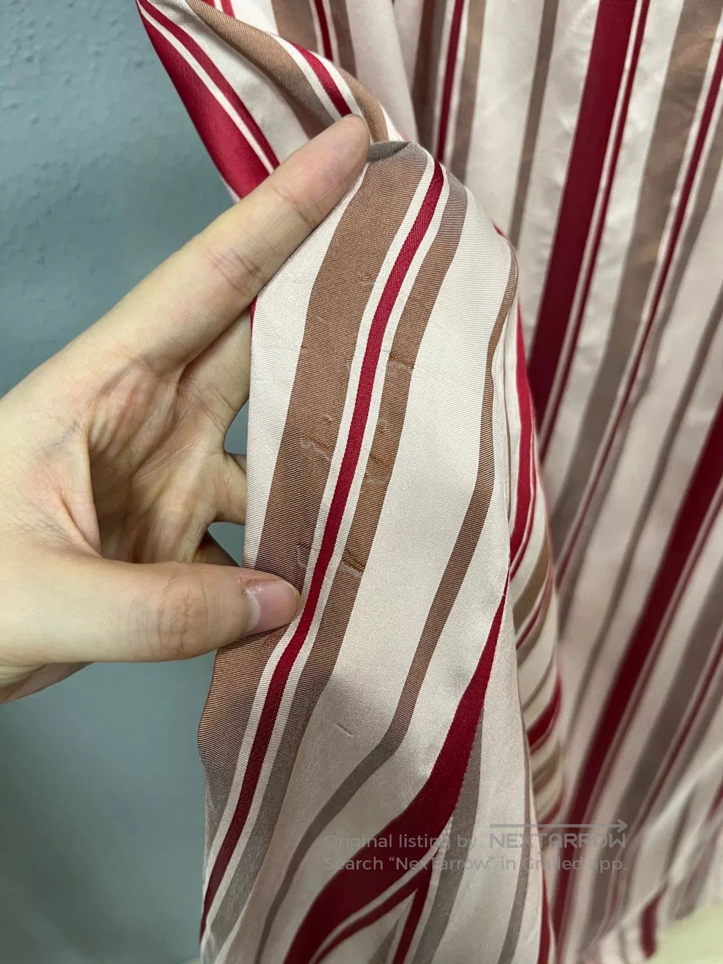 Loro Piana Loro Piana Silk Striped Long Dress. Size 28" / US 6 / IT 42 - 5 Thumbnail