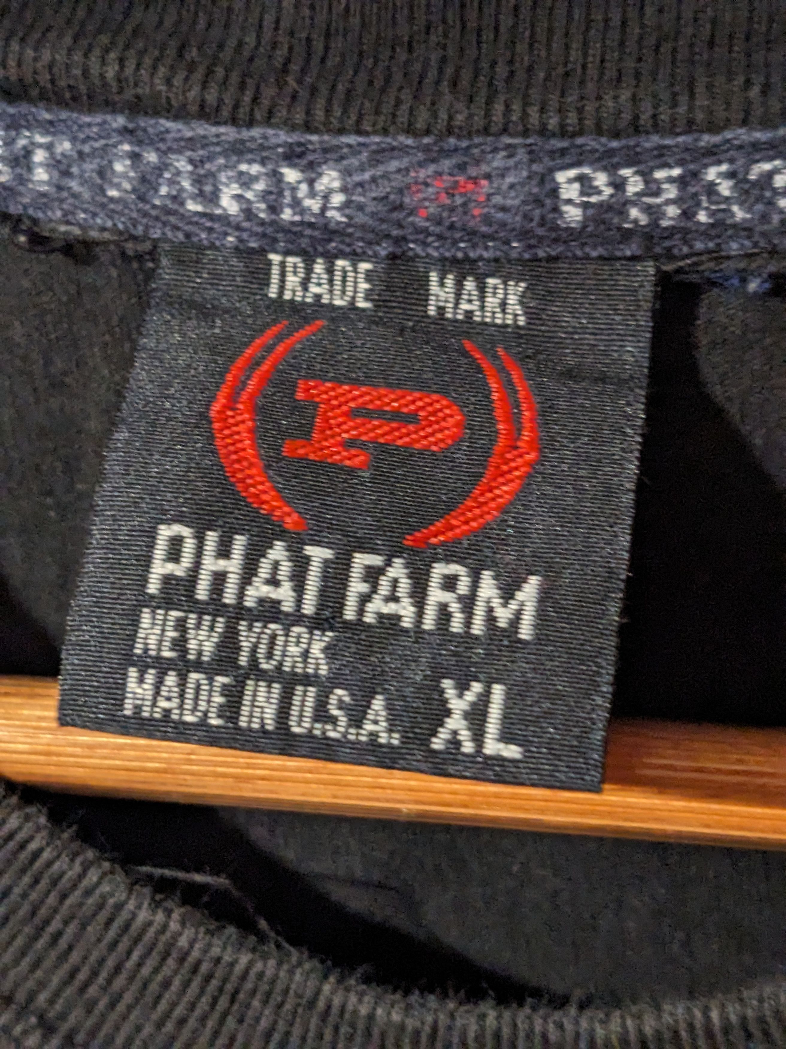 Phat Farm Vintage Y2K Phat Farm Box Logo X-Large Long-Sleeve T-Shirt Size US XL / EU 56 / 4 - 3 Thumbnail