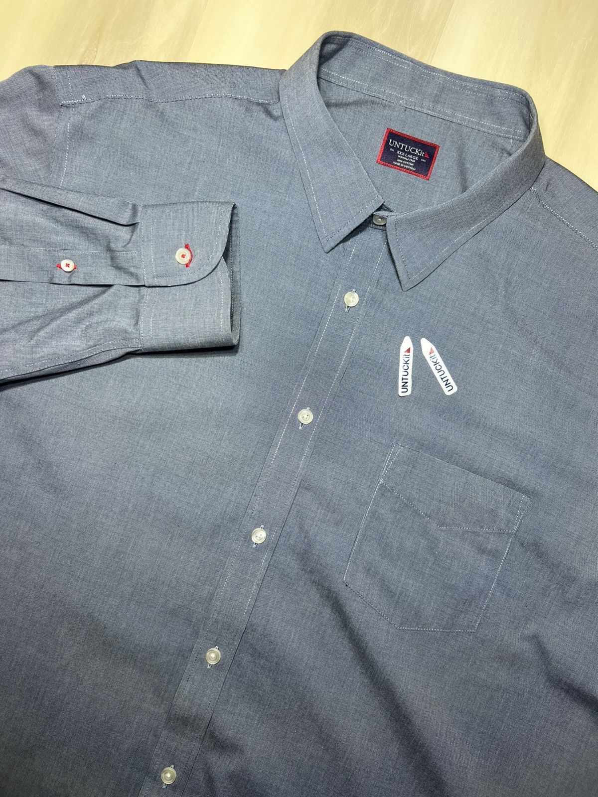 UNTUCKit Untuckit Men's Pio Cesare WF Long Sleeve Button Up Shirt 3XL Size US XXL / EU 58 / 5 - 1 Thumbnail