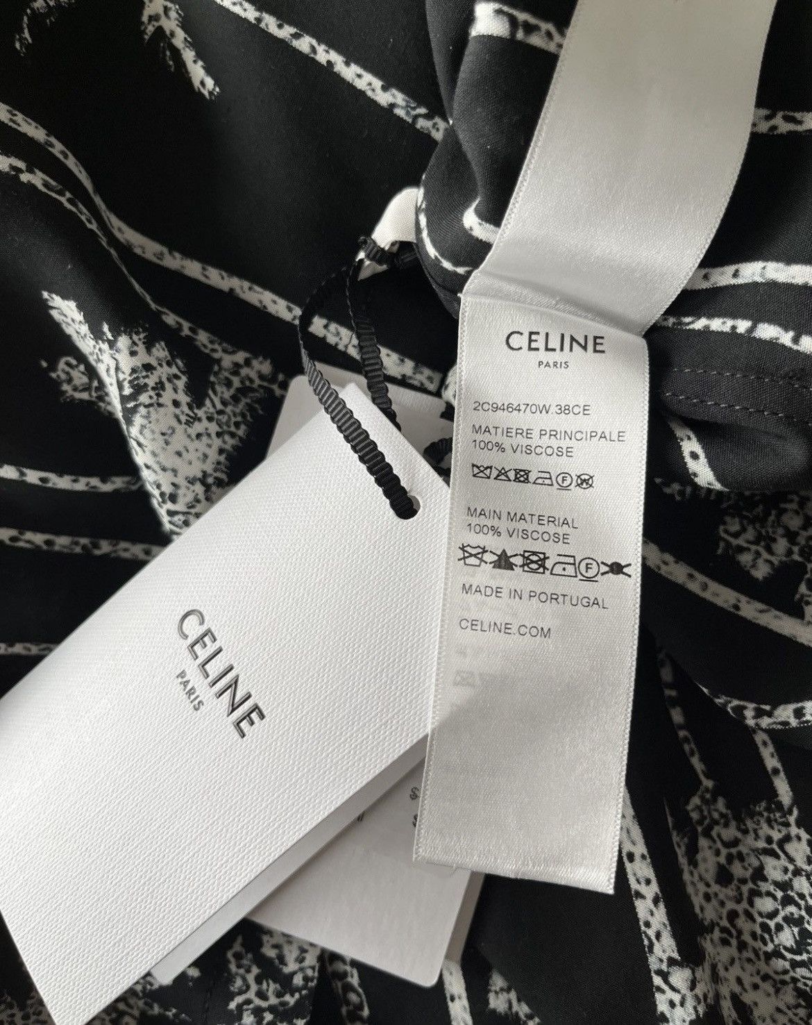 Celine × Hedi Slimane Celine by Hedi Slimane Palm Tree Shirt Brand New Size US XL / EU 56 / 4 - 9 Thumbnail