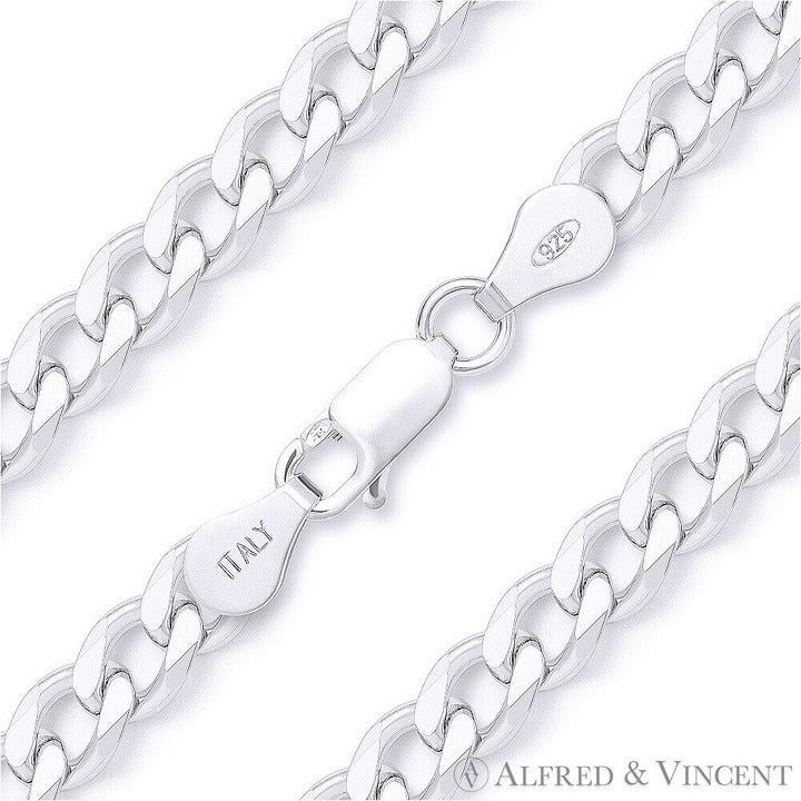 Other 5.5mm Cuban / Curb Link Italian Chain Anklet Size 9 Size ONE SIZE - 1 Thumbnail