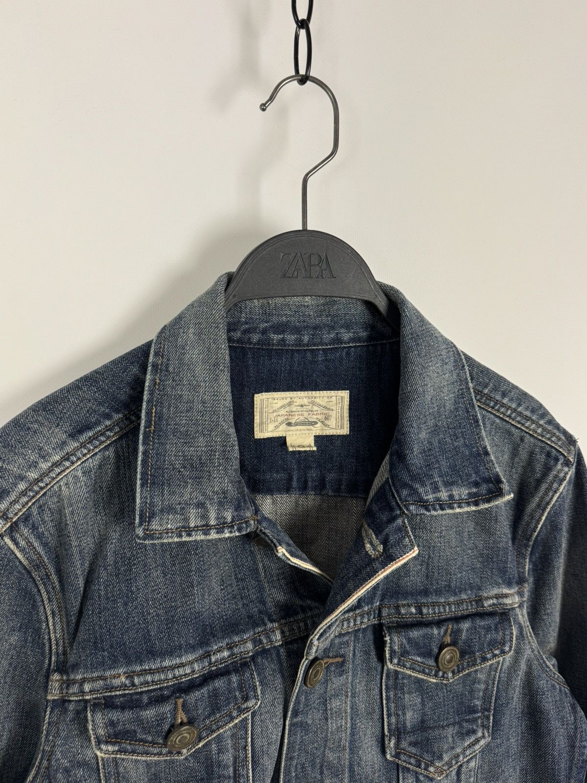 Allsaints AllSaints Japanese Fabric Bloomsbury Denim Selvage Jacket Size US S / EU 44-46 / 1 - 7 Thumbnail