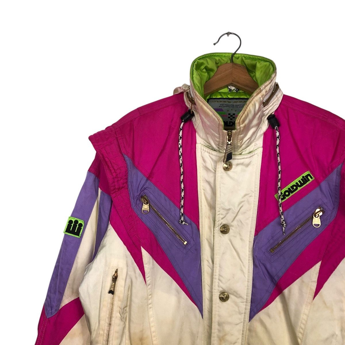 Japanese Brand 🔥VINTAGE CROPPED JACKET SKI WEAR STYLE GOLDWIN ISSEY MIYAKE Size US M / EU 48-50 / 2 - 9 Thumbnail