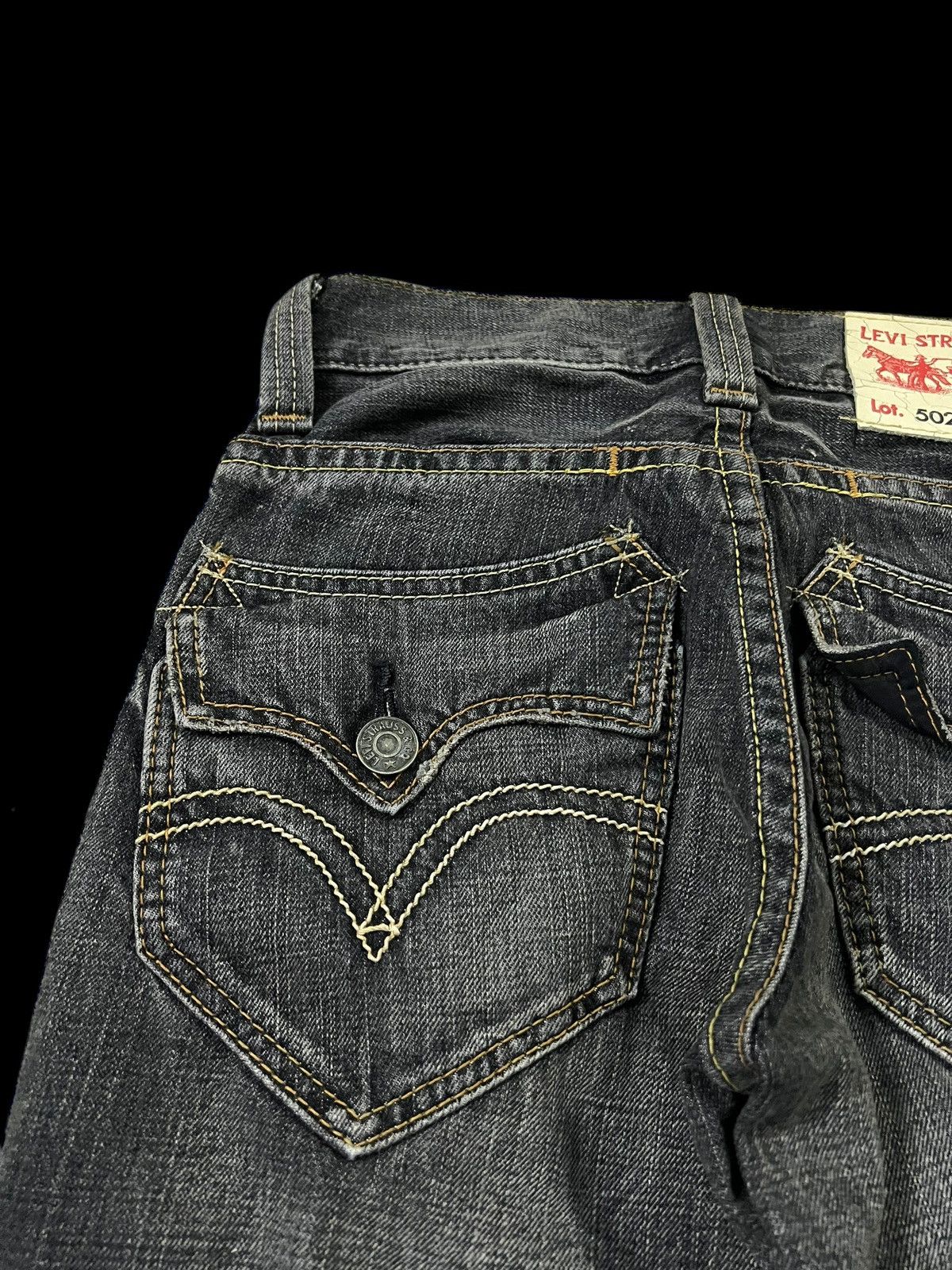 Levi's × Levi's Vintage Clothing VINTAGE 90’s STYLE LEVIS 502 FADED JEANS Size US 28 / EU 44 - 9 Thumbnail