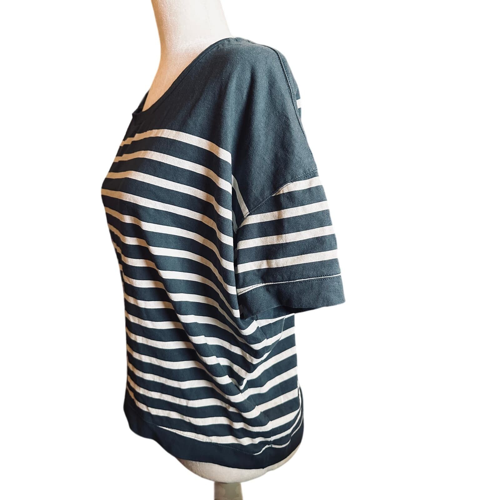 Sundry Sundry Blue Stripe Top, Size Small, NWT Size S / US 4 / IT 40 - 3 Thumbnail