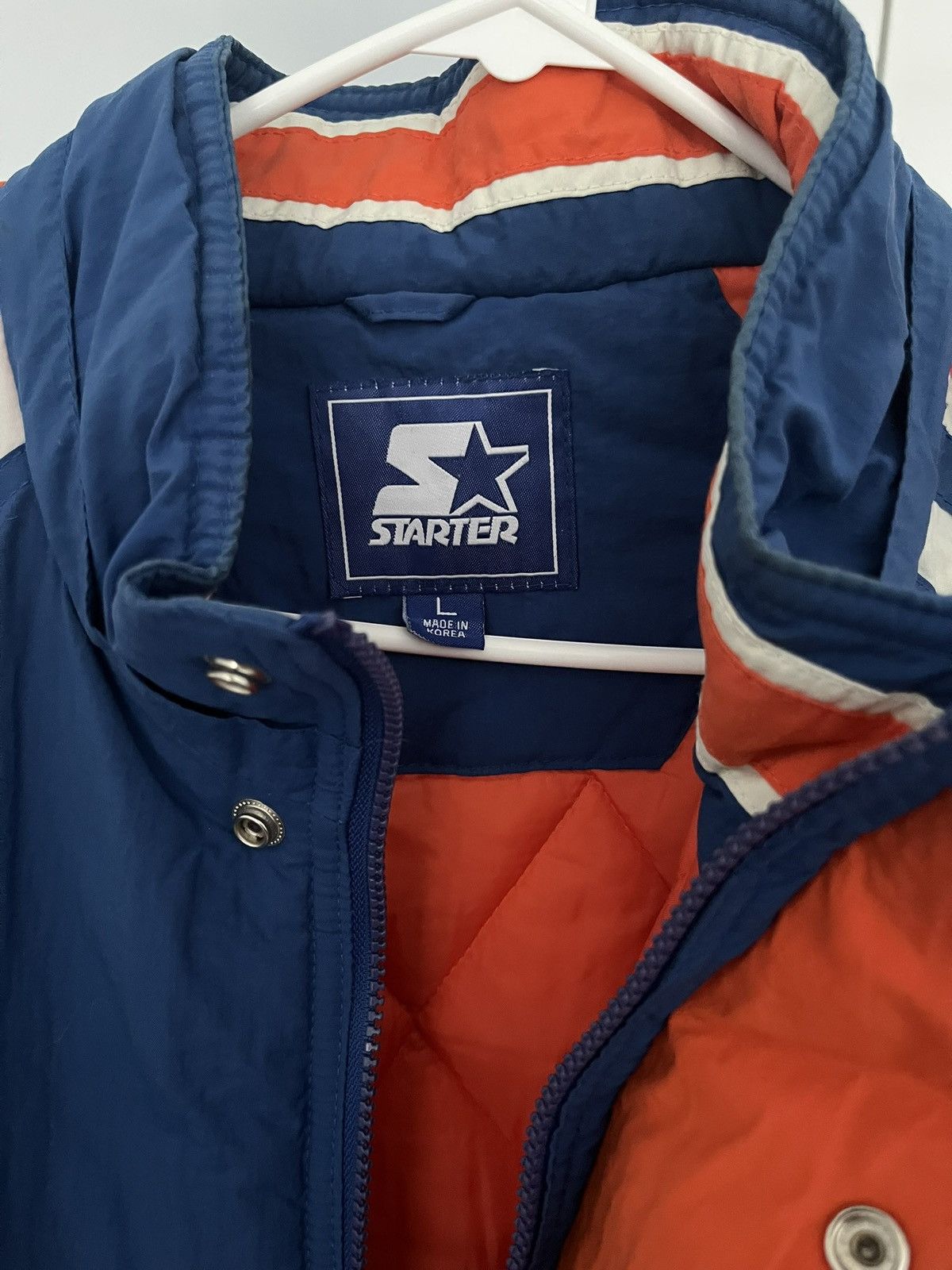 Starter VINTAGE Starter Florida Gators 🐊 Parka Jacket Sz L (NO HOOD) Size US L / EU 52-54 / 3 - 6 Thumbnail