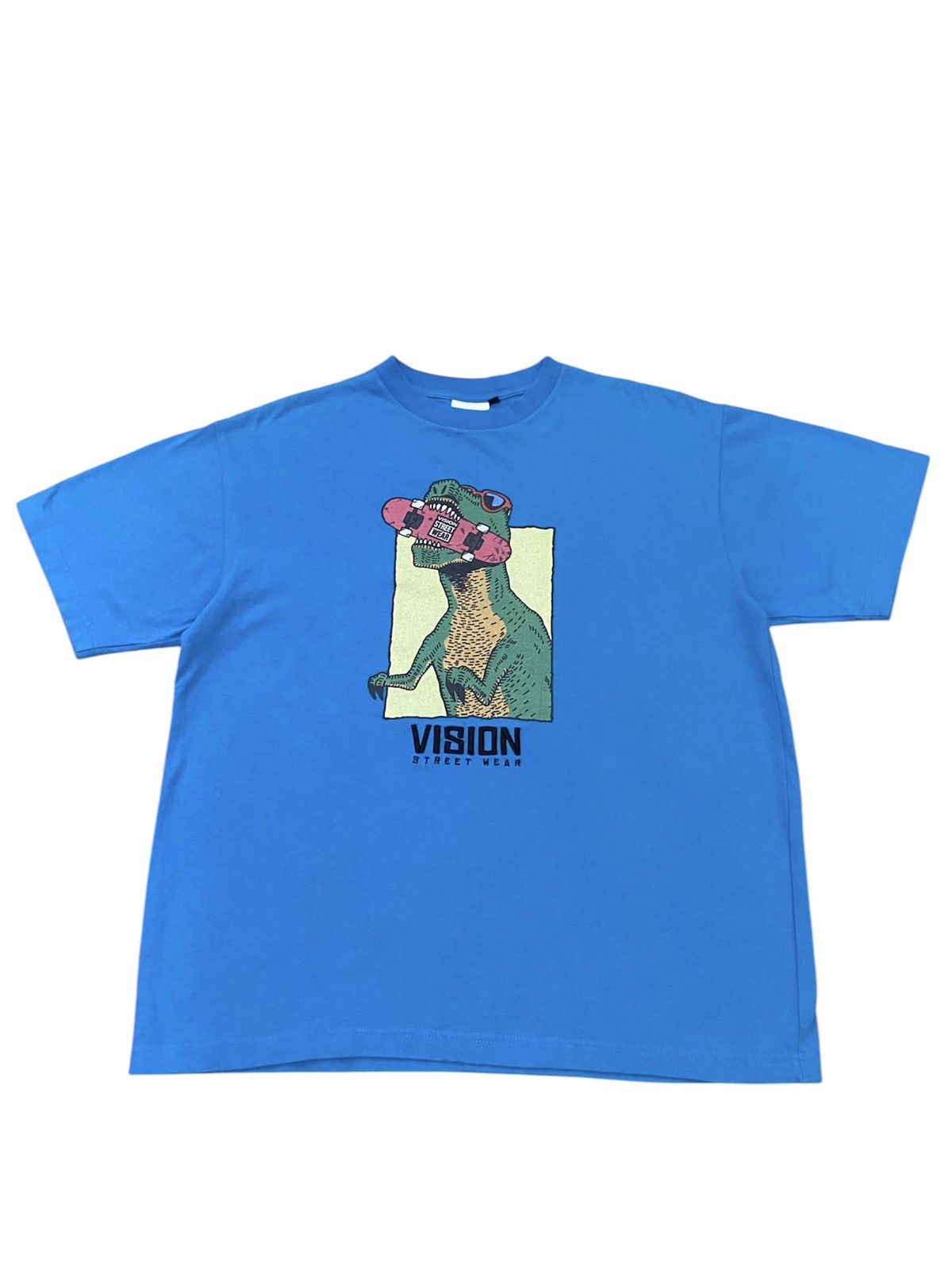 Vintage Y2K Vision Streetwear T-REX Skate Graphic Tshirt