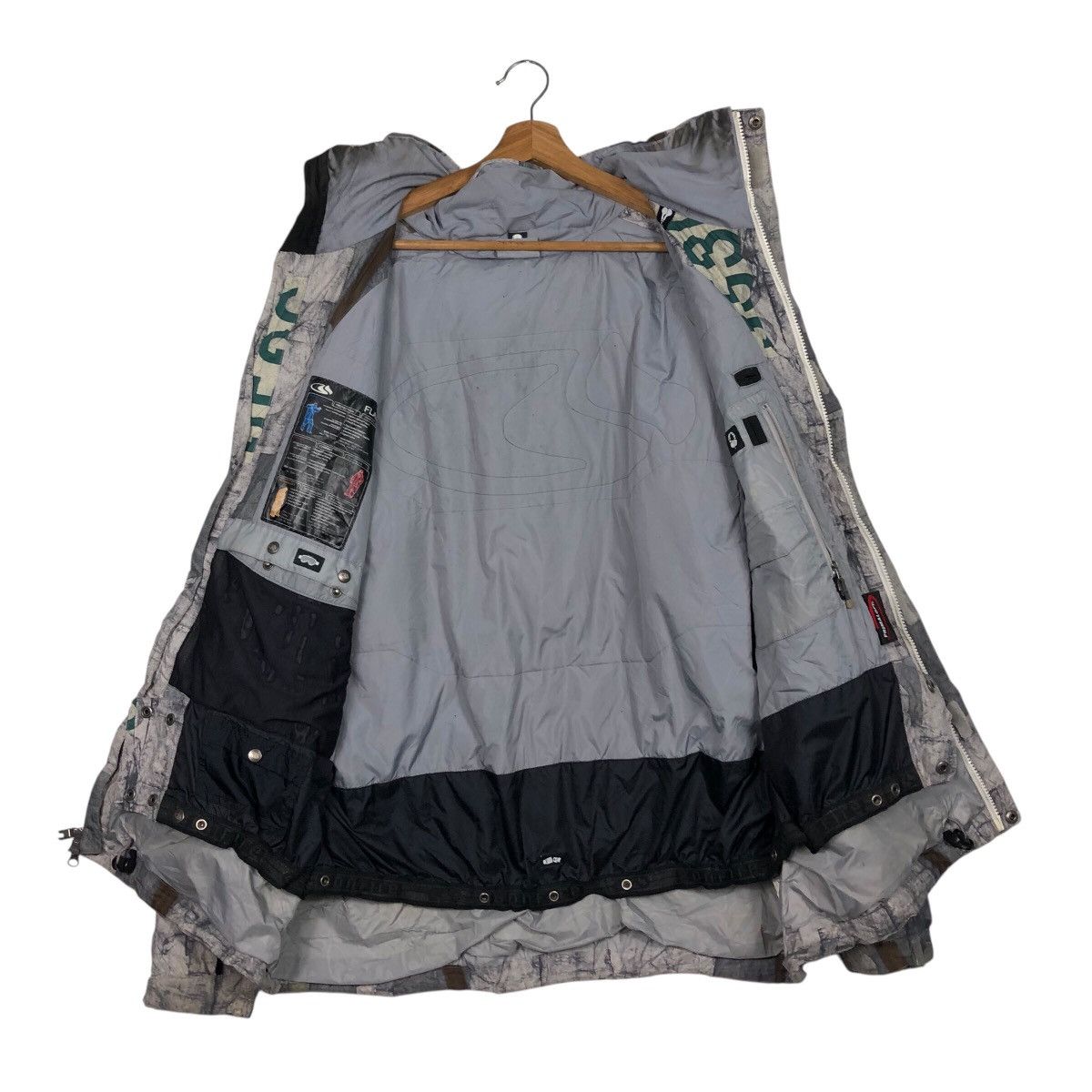 Japanese Brand 📌Vintage Ski Zipper Jacket Flare Acid Wash Winter Wear Size US XL / EU 56 / 4 - 16 Thumbnail