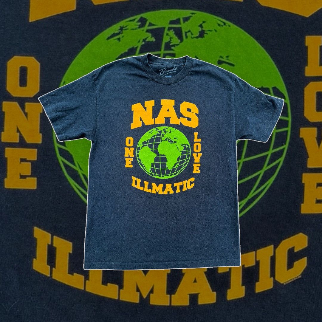 Bravado × Nas × Rap Tees Nas Illmatic Bravado Hip Hop Rap Tour T-Shirt Size US L / EU 52-54 / 3 - 1 Thumbnail