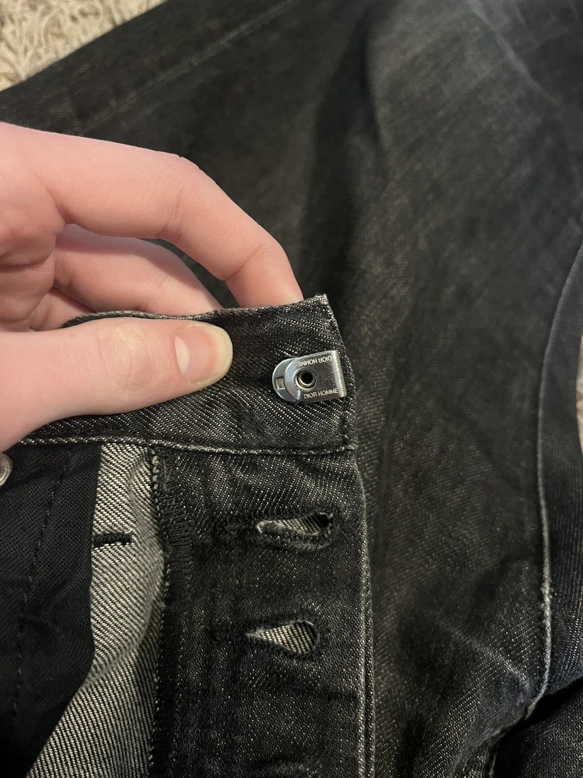 Dior dior homme black denim jeans Size US 32 / EU 48 - 10 Thumbnail