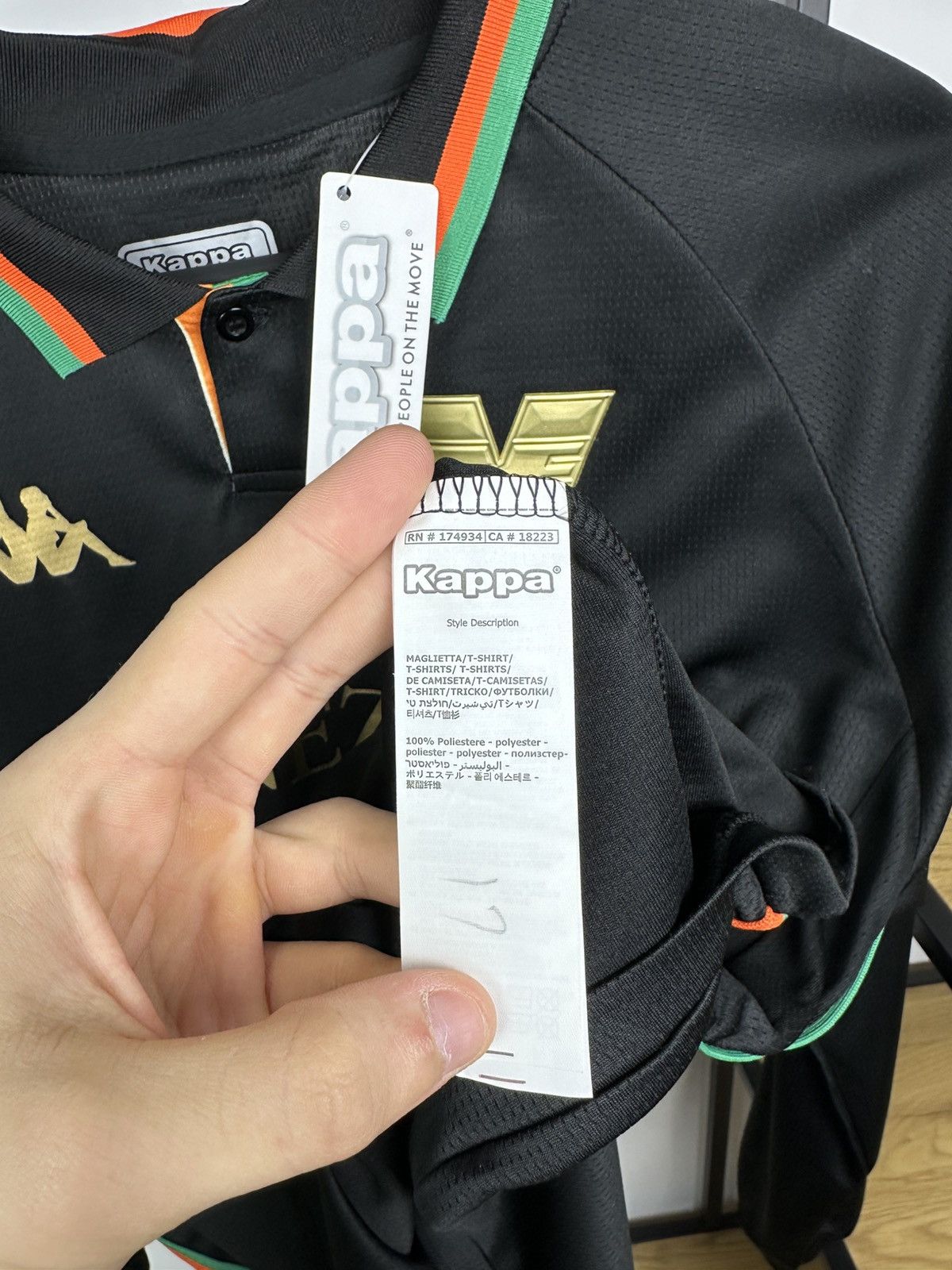 Kappa Venezia FC Home Jersey Bloke Core Long Sleeve Polo Men’s L Size US L / EU 52-54 / 3 - 10 Thumbnail