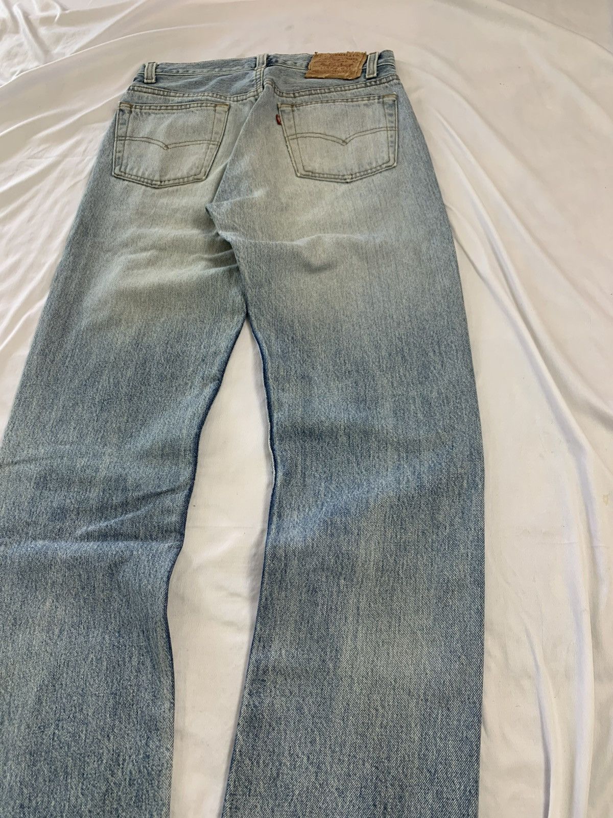 Levi's Vintage Clothing 90s levis 501 vintage jeans blue wash usa made Size US 28 / EU 44 - 10 Thumbnail