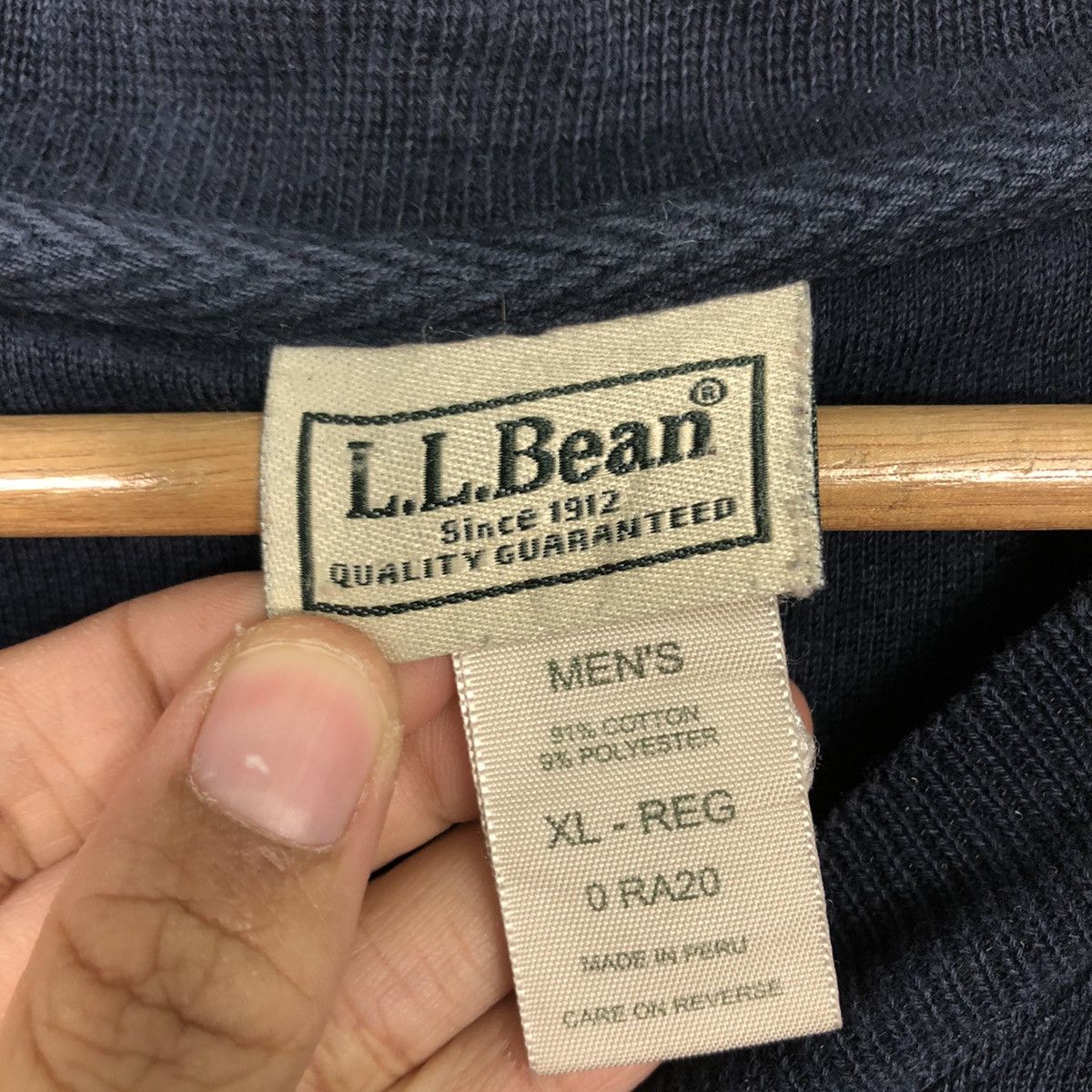 Japanese Brand × Vintage 📌Vintage Sweatshirt Crewneck L.L.Bean 1912 Big Logo Size US XL / EU 56 / 4 - 13 Thumbnail