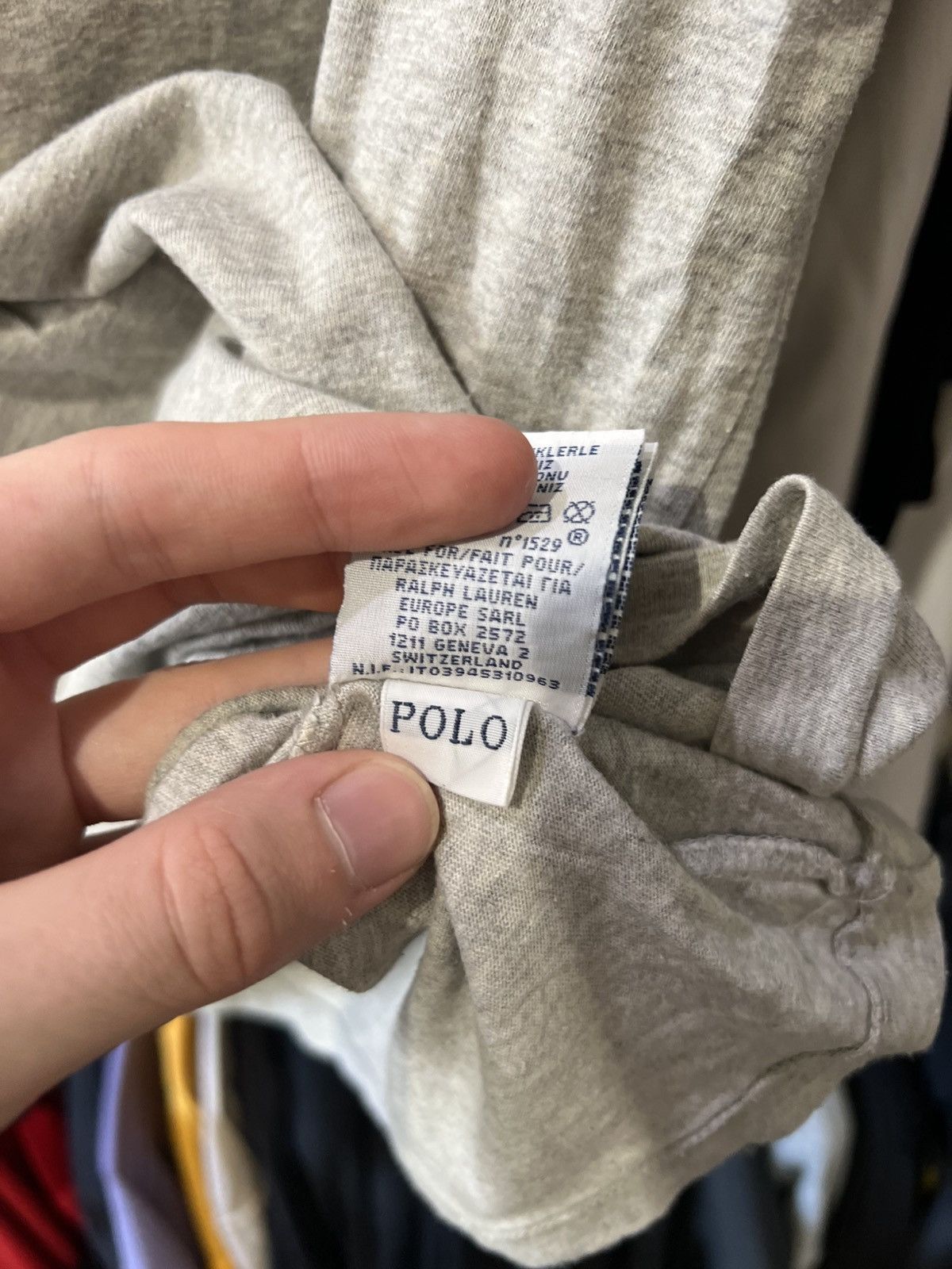 Polo Ralph Lauren GRAY BASIC POLO RALPH LAUREN SMALL HORSE LOGO T SHIRT SIZE M Size US M / EU 48-50 / 2 - 6 Thumbnail