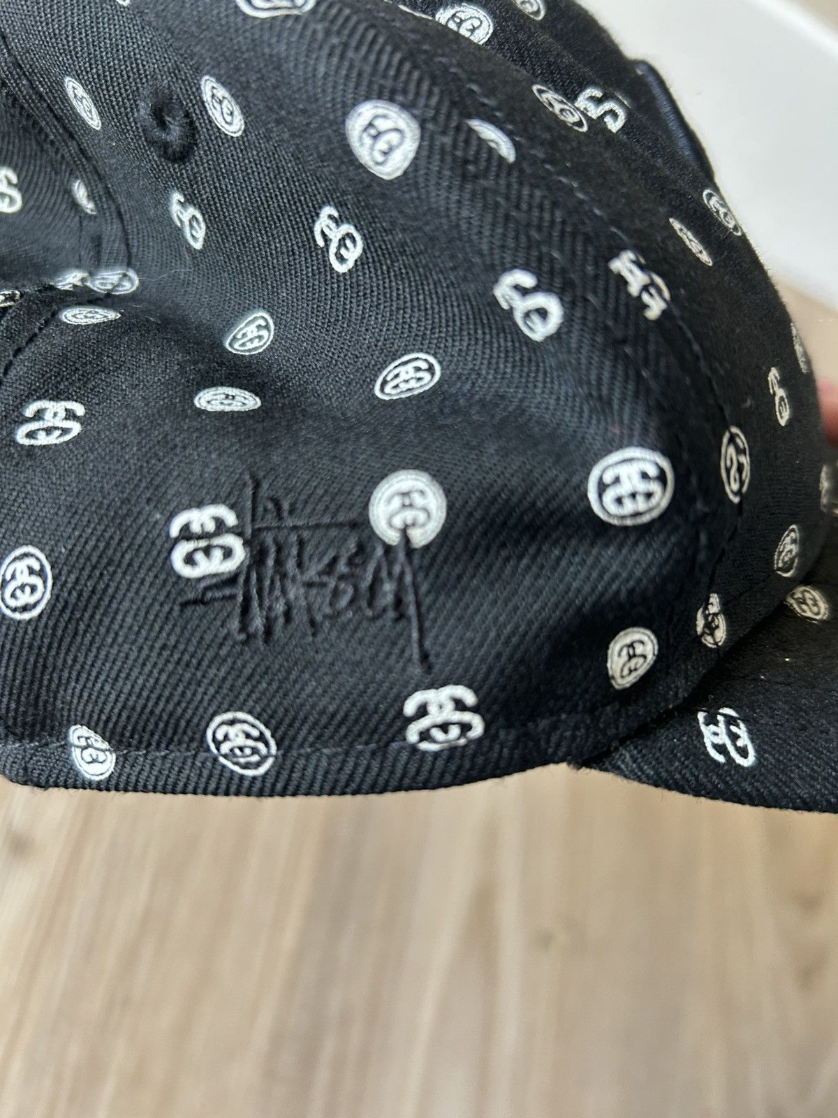 Stussy Vintage Stussy S Logo Monogram Print Hat 7 1/4 Size ONE SIZE - 4 Thumbnail